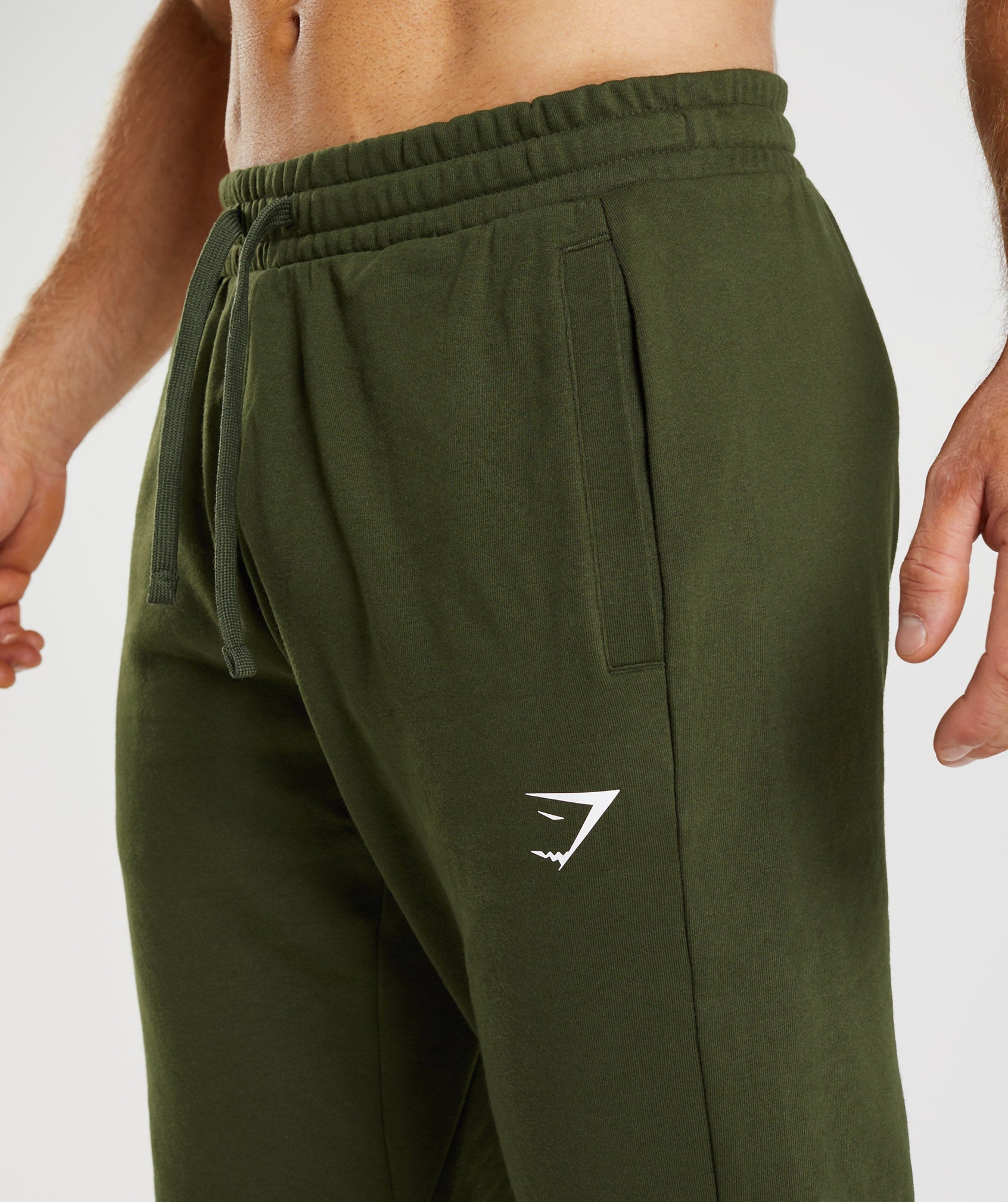 Pantalones Jogger Gymshark Essential Oversized Hombre Verde Oliva | 6198753-JE