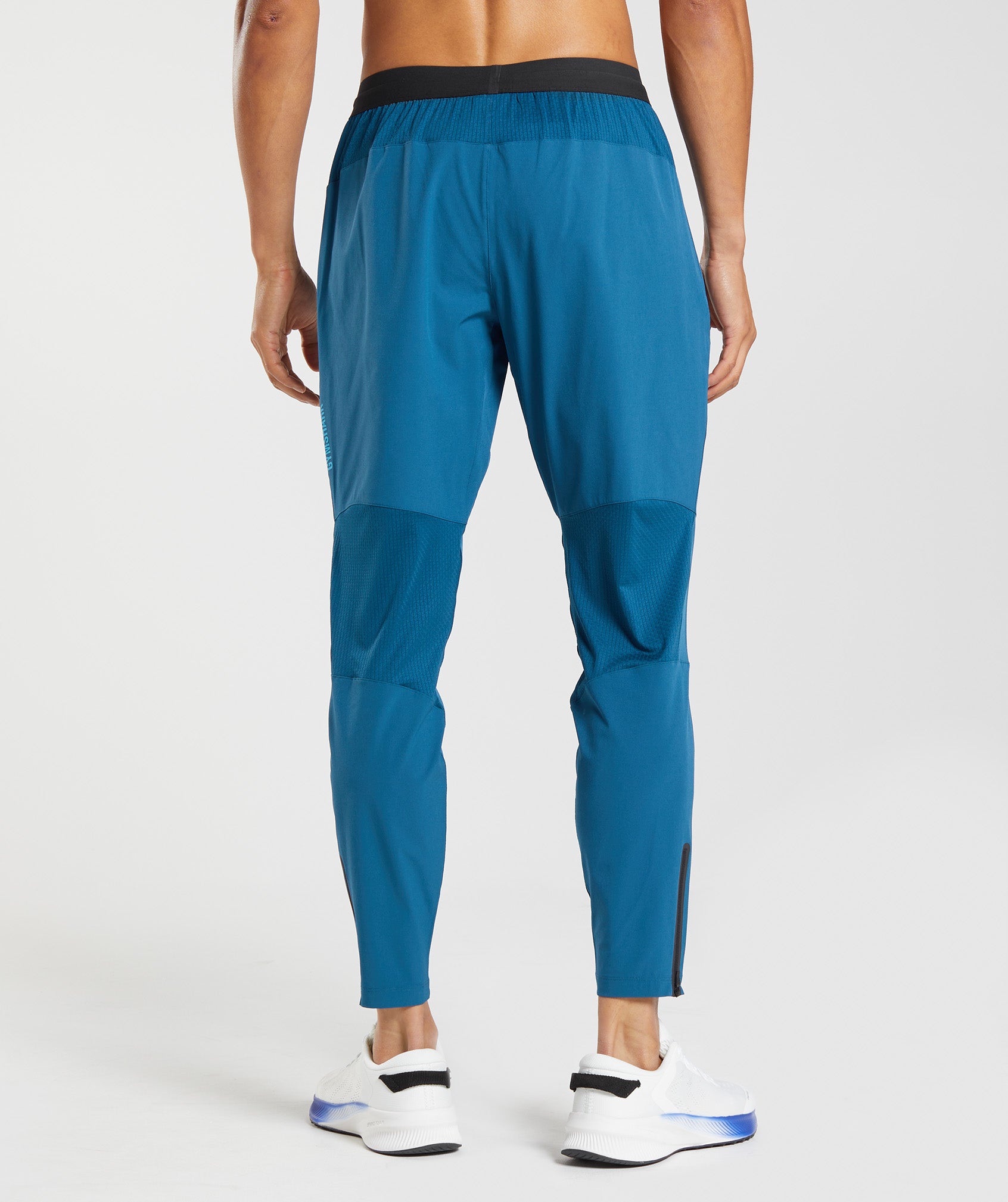 Pantalones Jogger Gymshark Híbrido Woven Hombre Azules | 6792543-LS