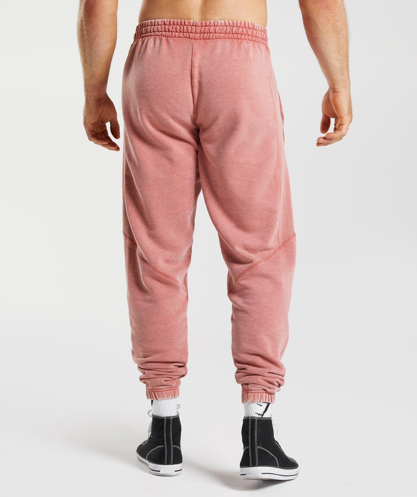 Pantalones Jogger Gymshark Power Washed Hombre Rosas | 0215846-FT