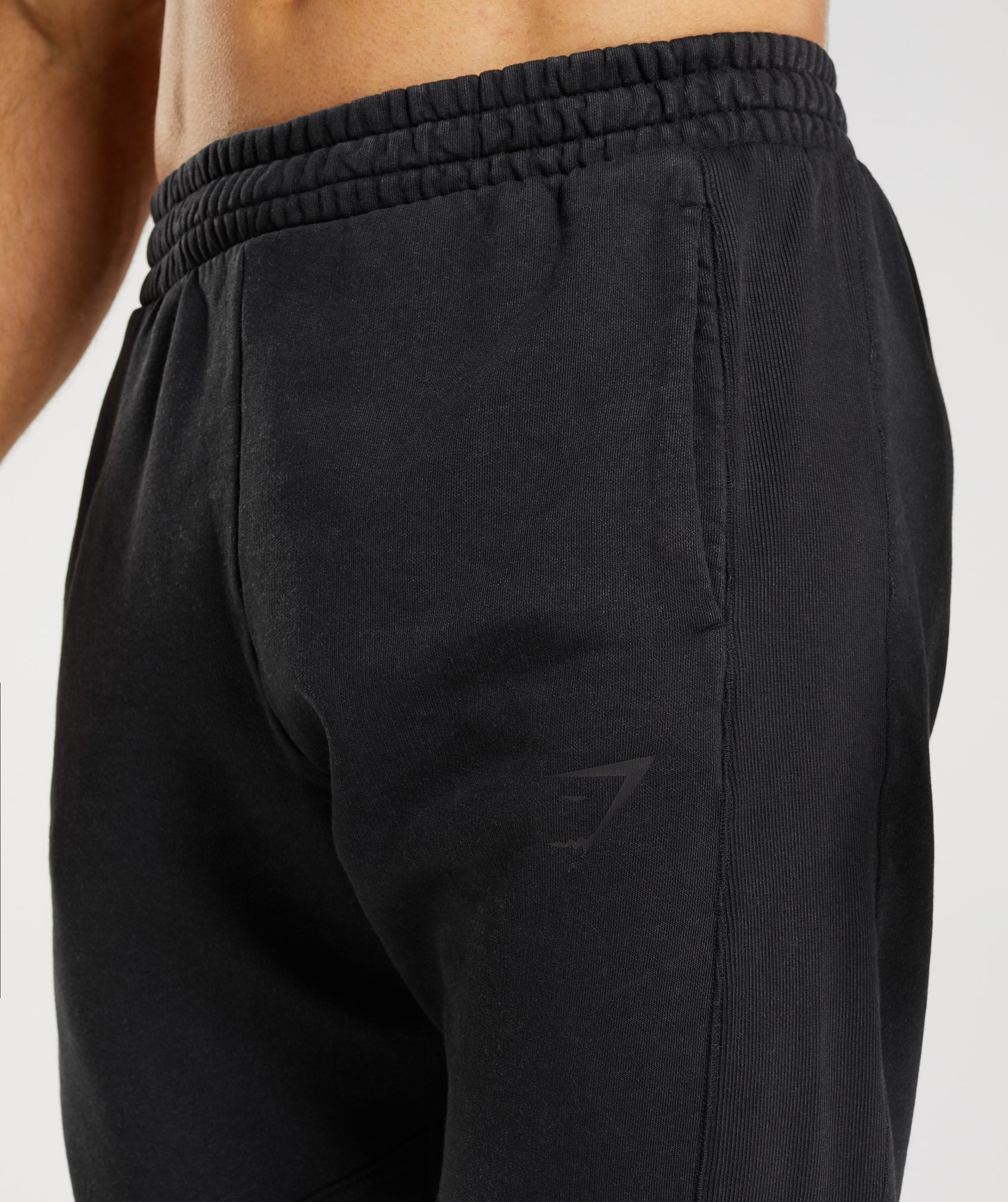 Pantalones Jogger Gymshark Power Washed Hombre Negras | 0926437-WY