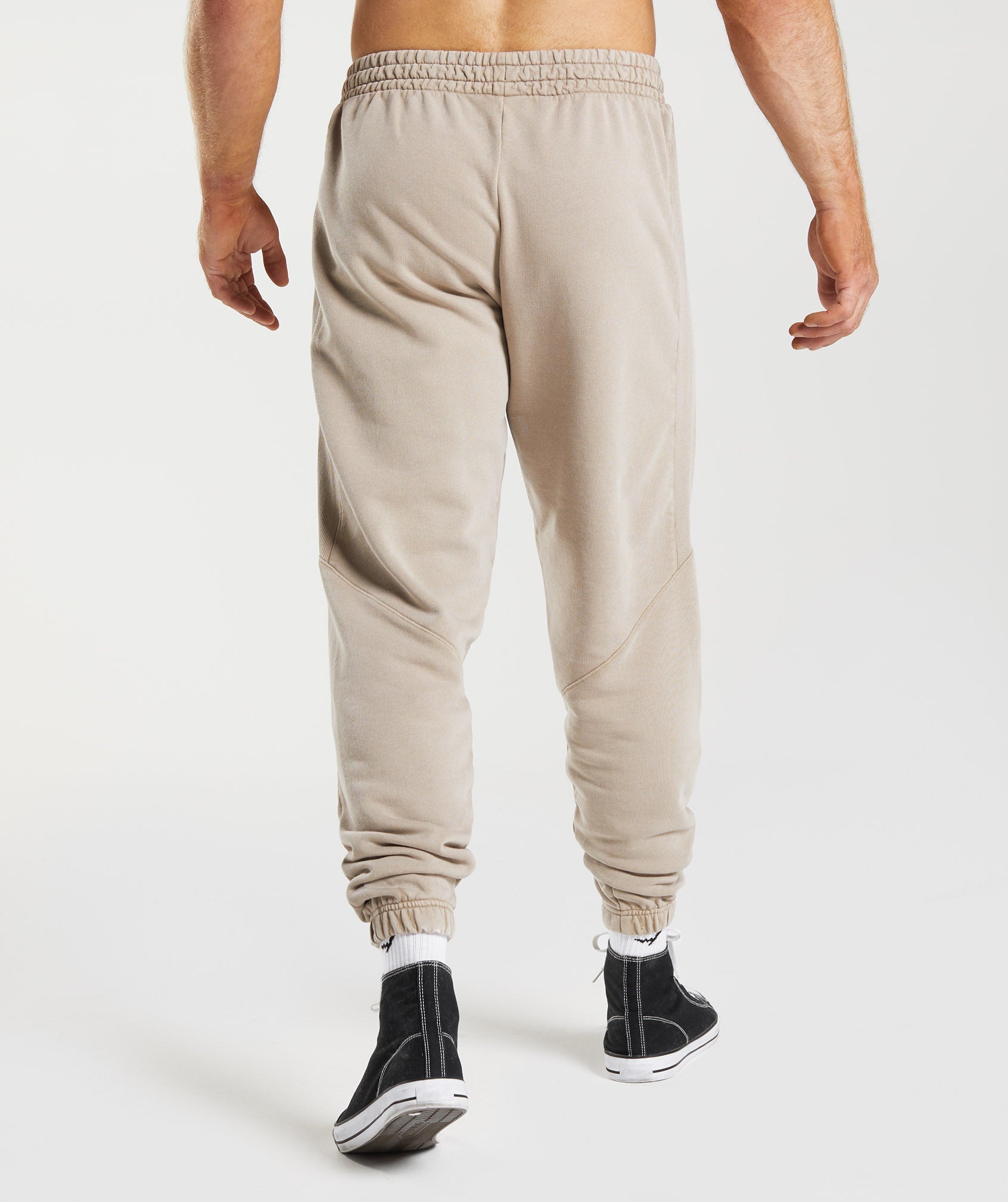 Pantalones Jogger Gymshark Power Washed Hombre Marrones | 2819605-KT