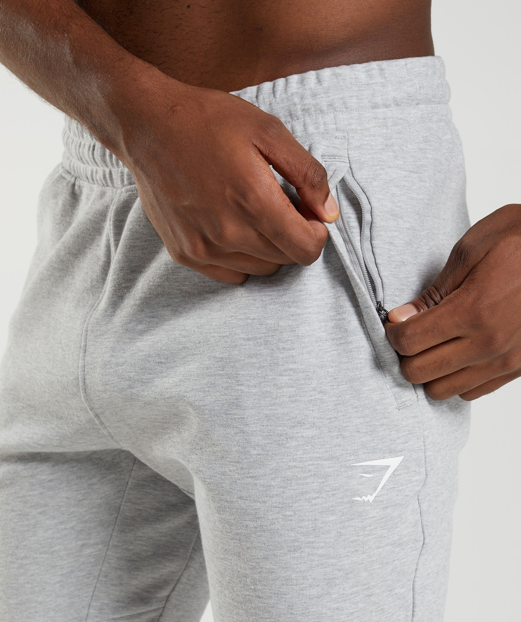 Pantalones Jogger Gymshark React Hombre Gris Claro | 0167529-ZW