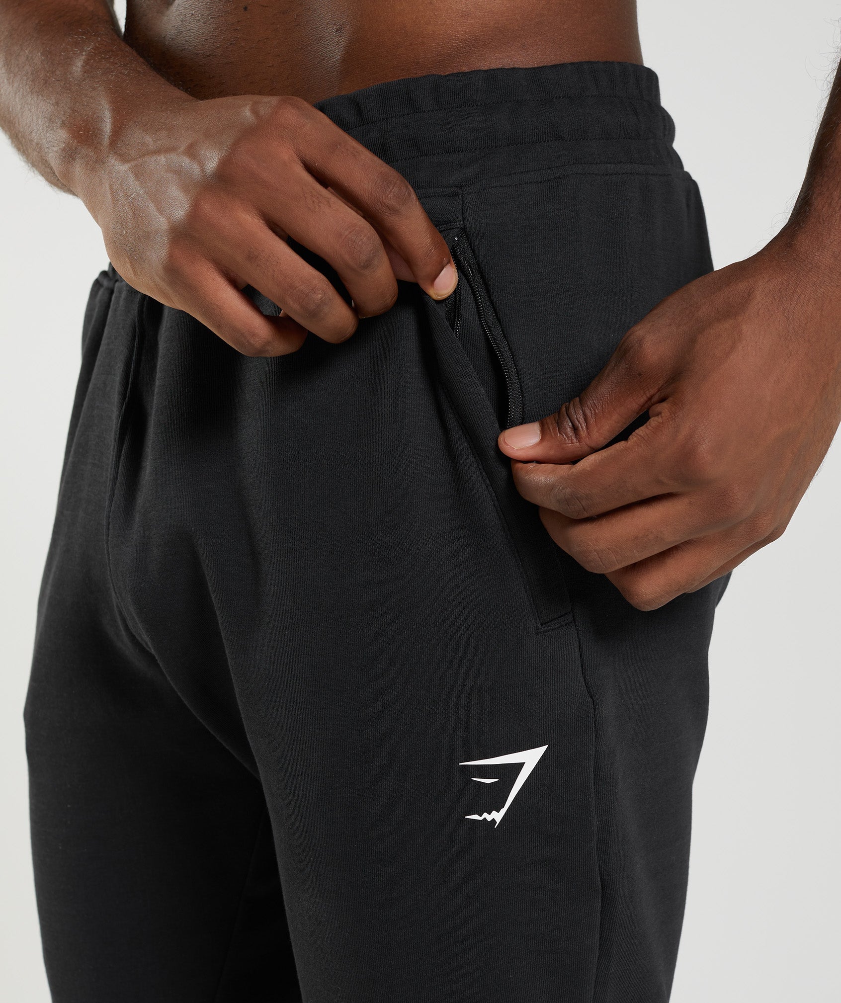 Pantalones Jogger Gymshark React Hombre Negras | 4628157-LZ