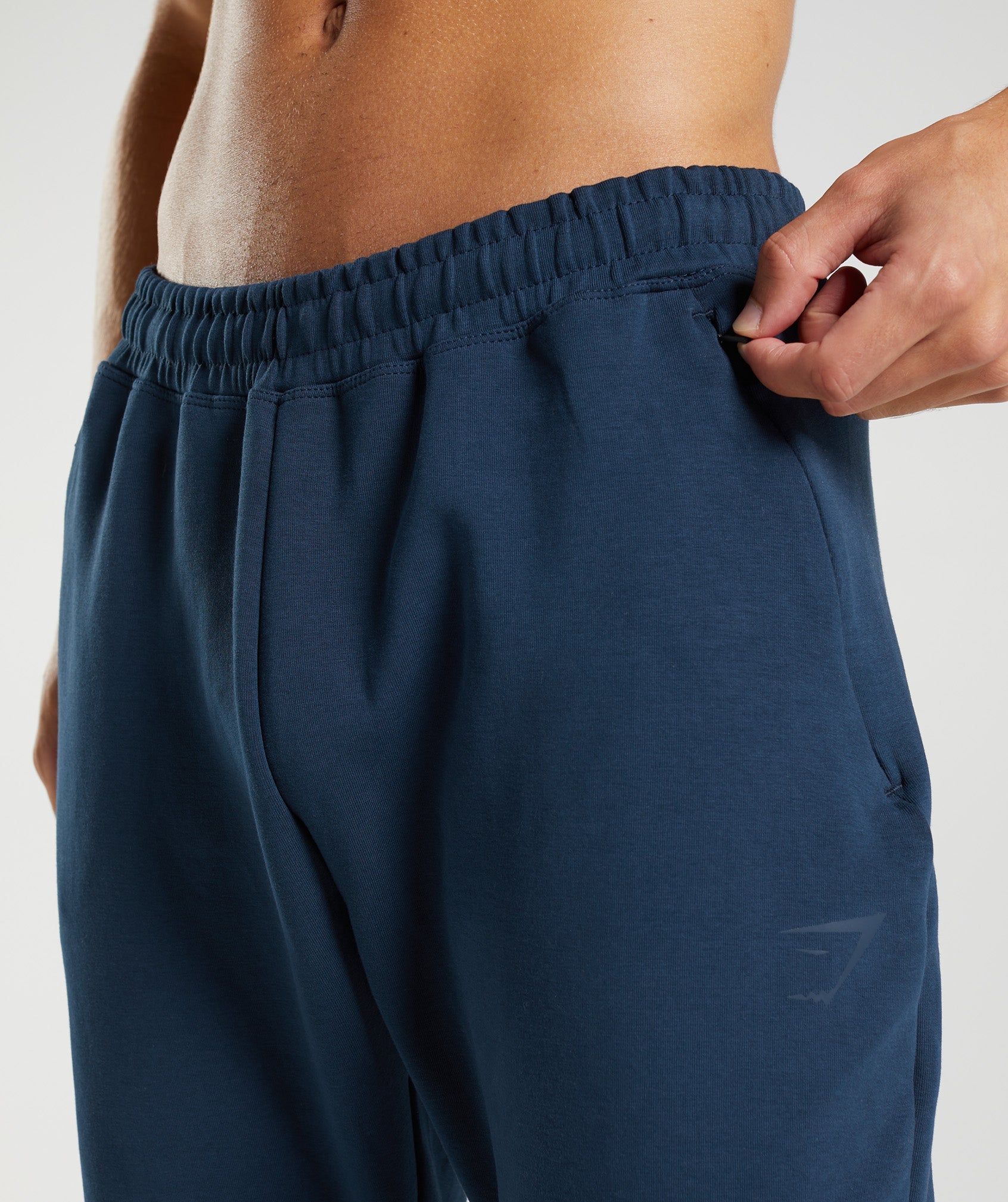 Pantalones Jogger Gymshark Rest Day Knit Hombre Azul Marino | 8239405-DP