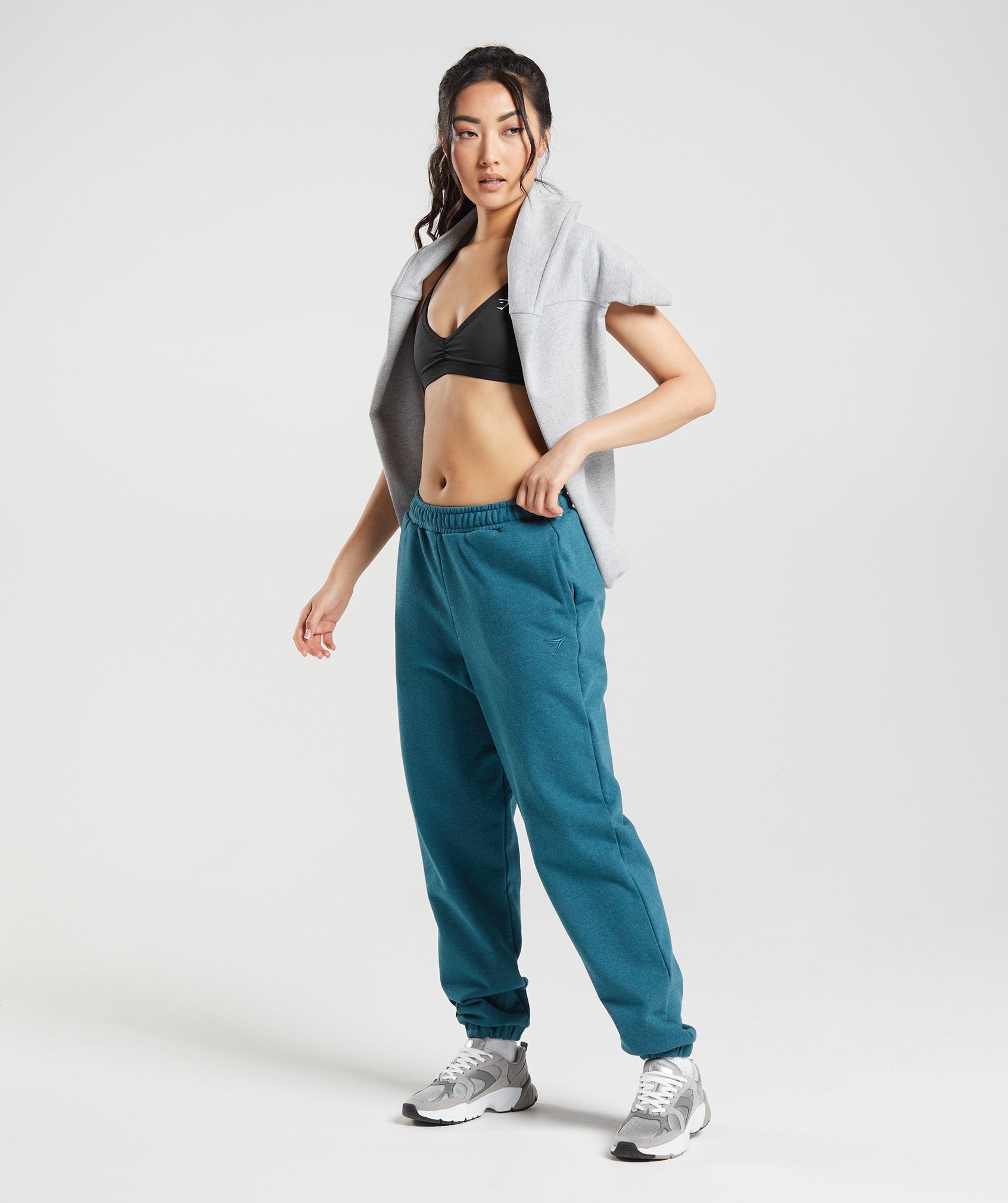 Pantalones Jogger Gymshark Rest Day Sweats Mujer Gris Azules | 5176034-RQ