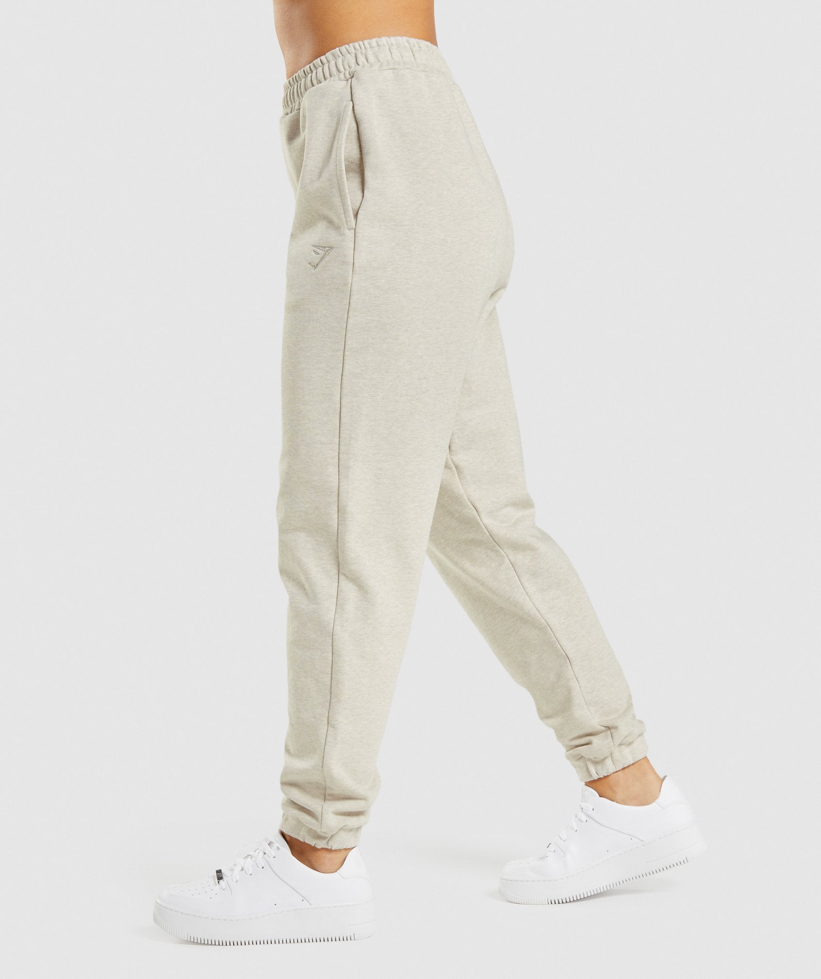 Pantalones Jogger Gymshark Rest Day Sweats Mujer Beige | 5687219-CD