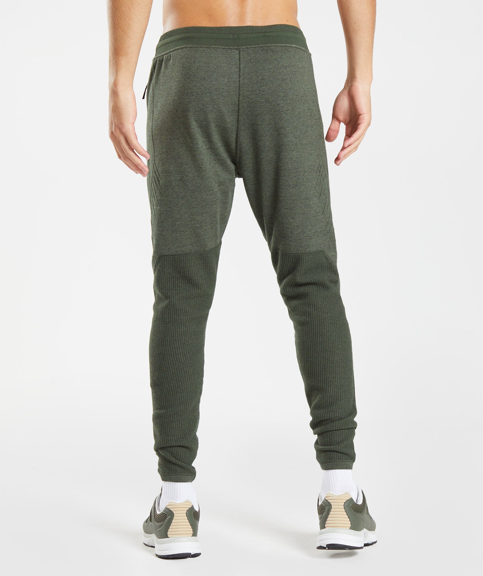 Pantalones Jogger Gymshark Retake Knit Hombre Verde Oliva | 7845130-QZ