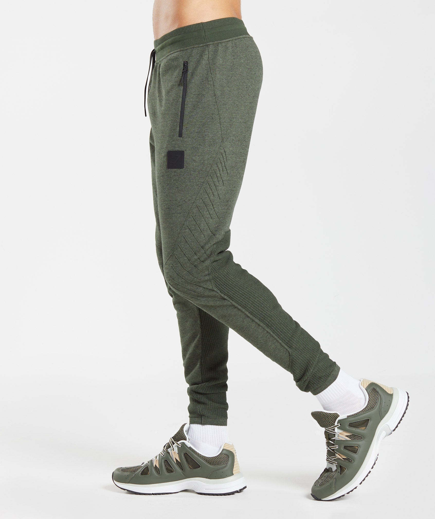 Pantalones Jogger Gymshark Retake Knit Hombre Verde Oliva | 7845130-QZ