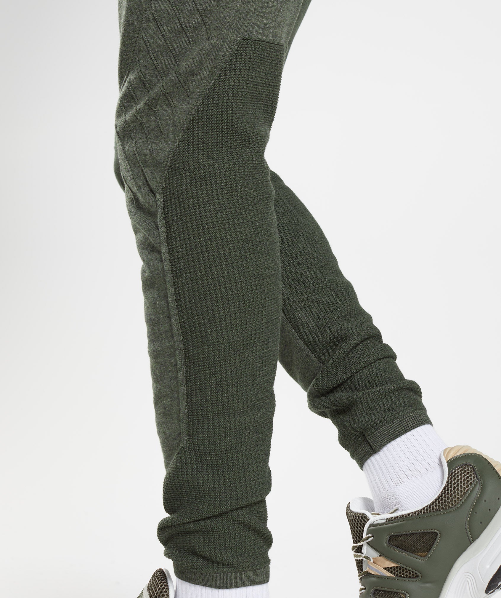 Pantalones Jogger Gymshark Retake Knit Hombre Verde Oliva | 7845130-QZ