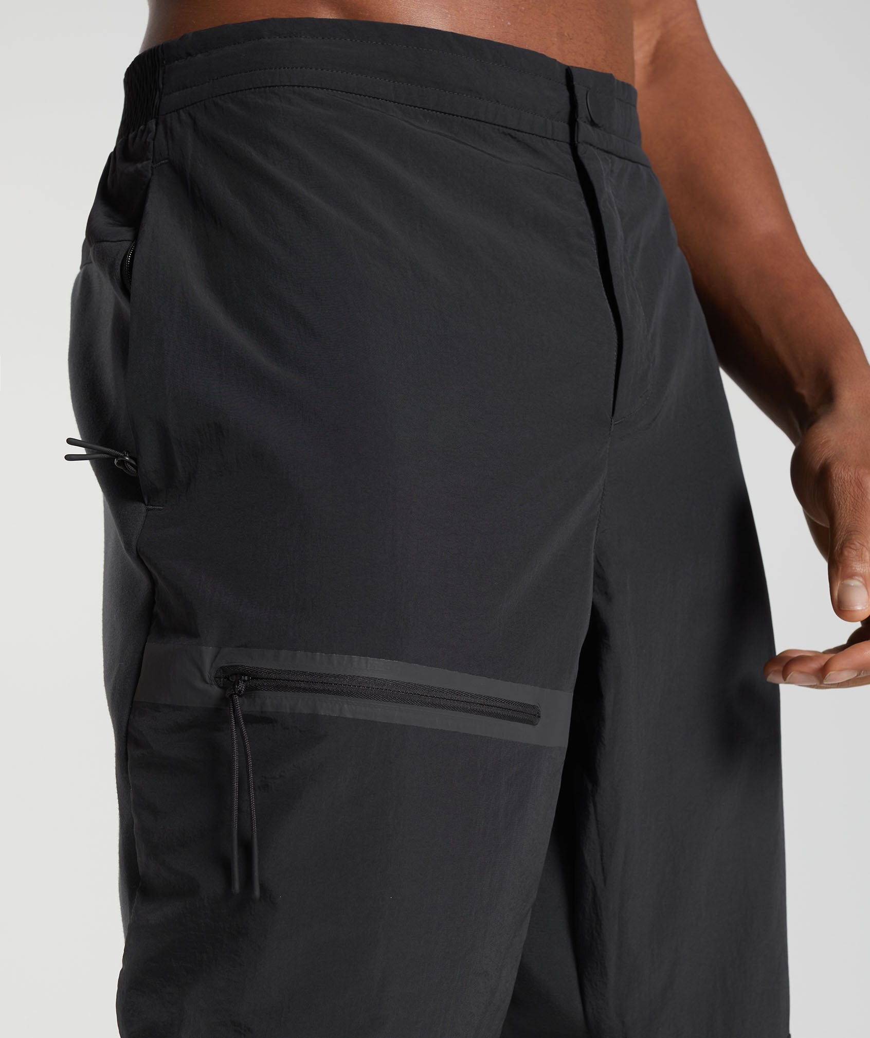 Pantalones Jogger Gymshark Retake Woven Hombre Negras | 1897250-SB