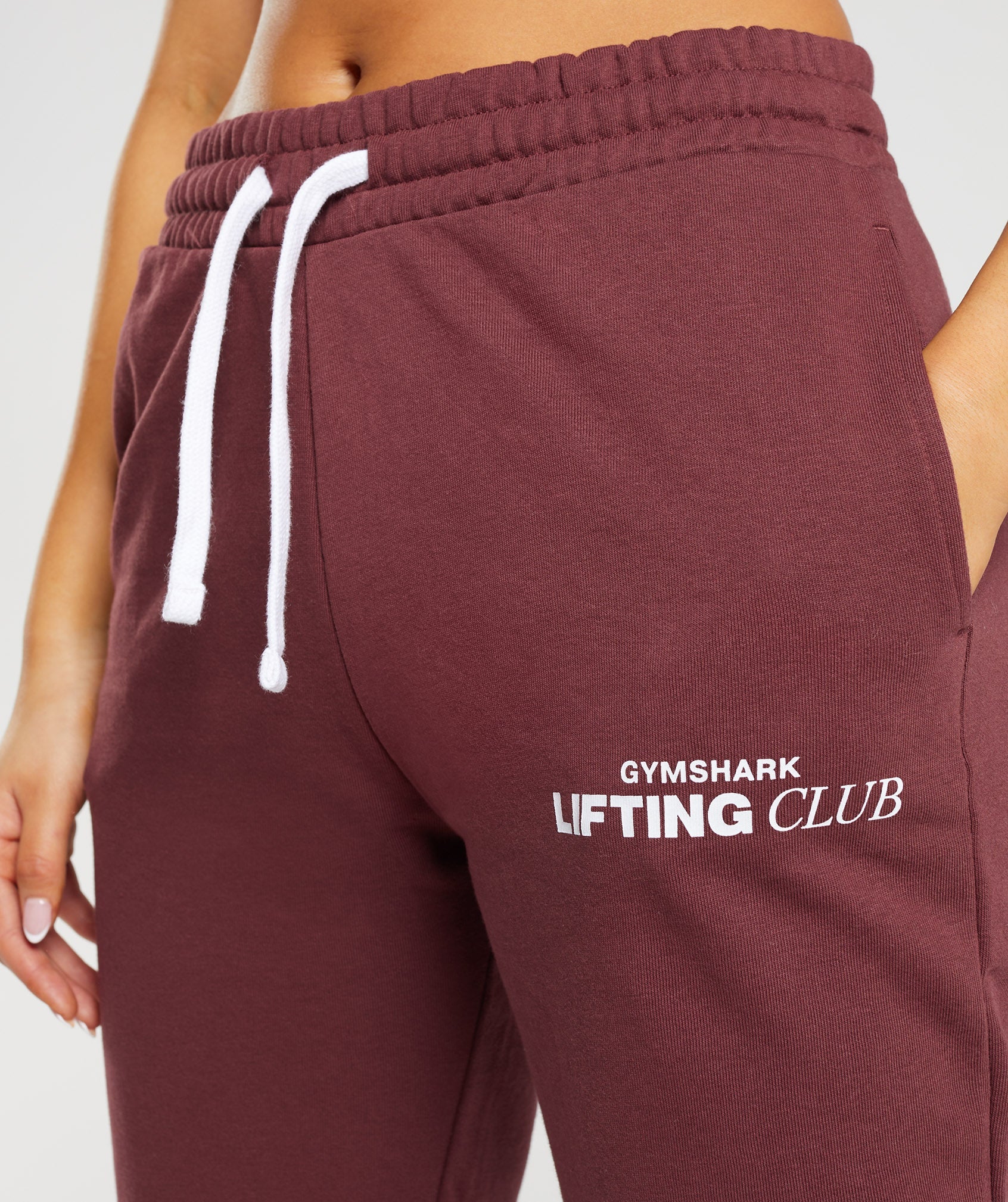 Pantalones Jogger Gymshark Social Club Mujer Rosas Marrones | 6208415-JI