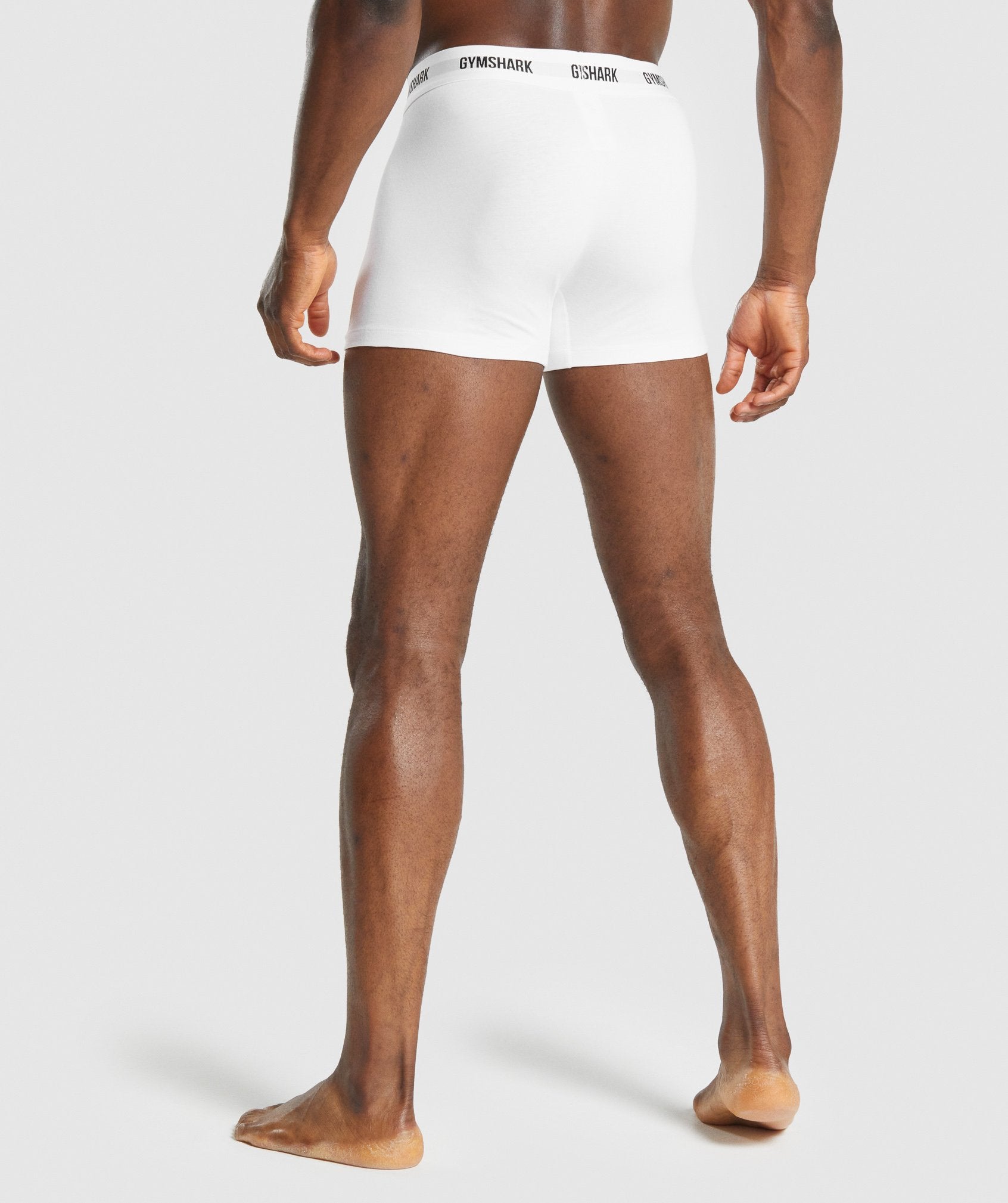 Ropa Interior Gymshark Boxers 2pk Hombre Blancas | 2719846-SC