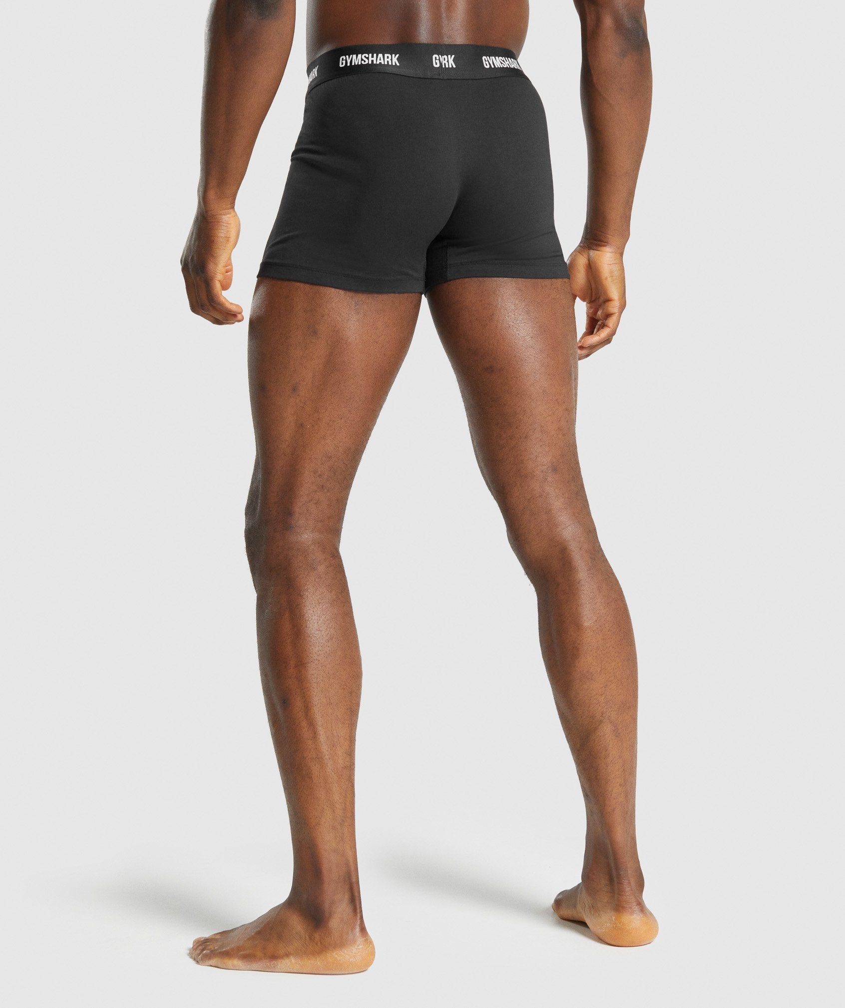 Ropa Interior Gymshark Boxers 2pk Hombre Negras | 5760398-DJ