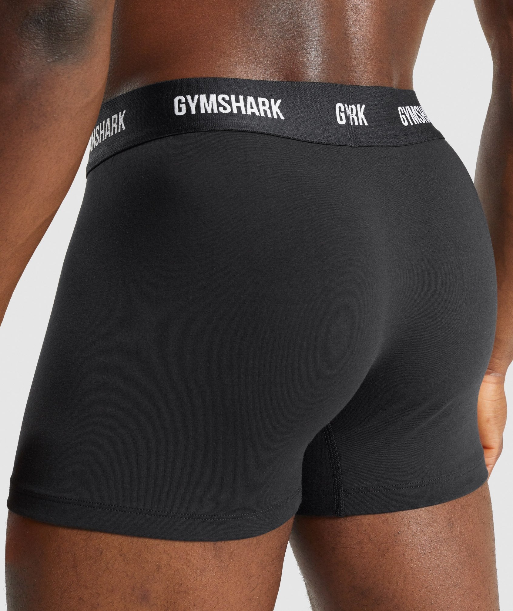 Ropa Interior Gymshark Boxers 2pk Hombre Negras | 5760398-DJ