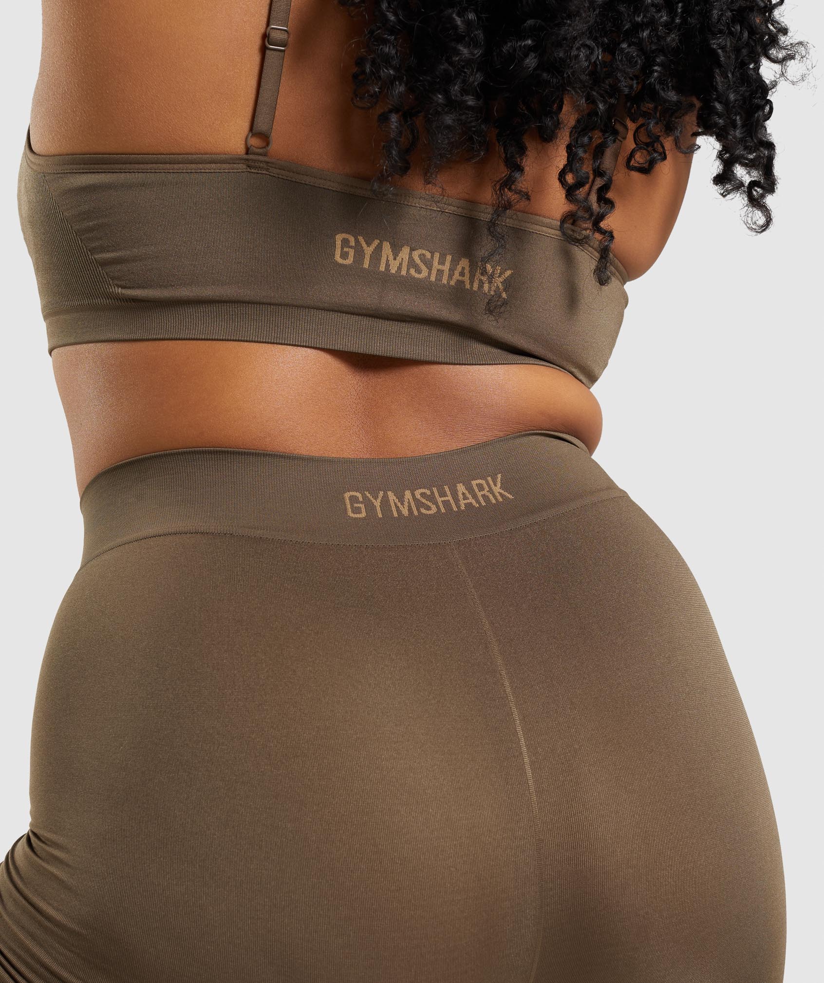 Ropa Interior Gymshark Seamless Boxers Mujer Marrones | 0186297-PM