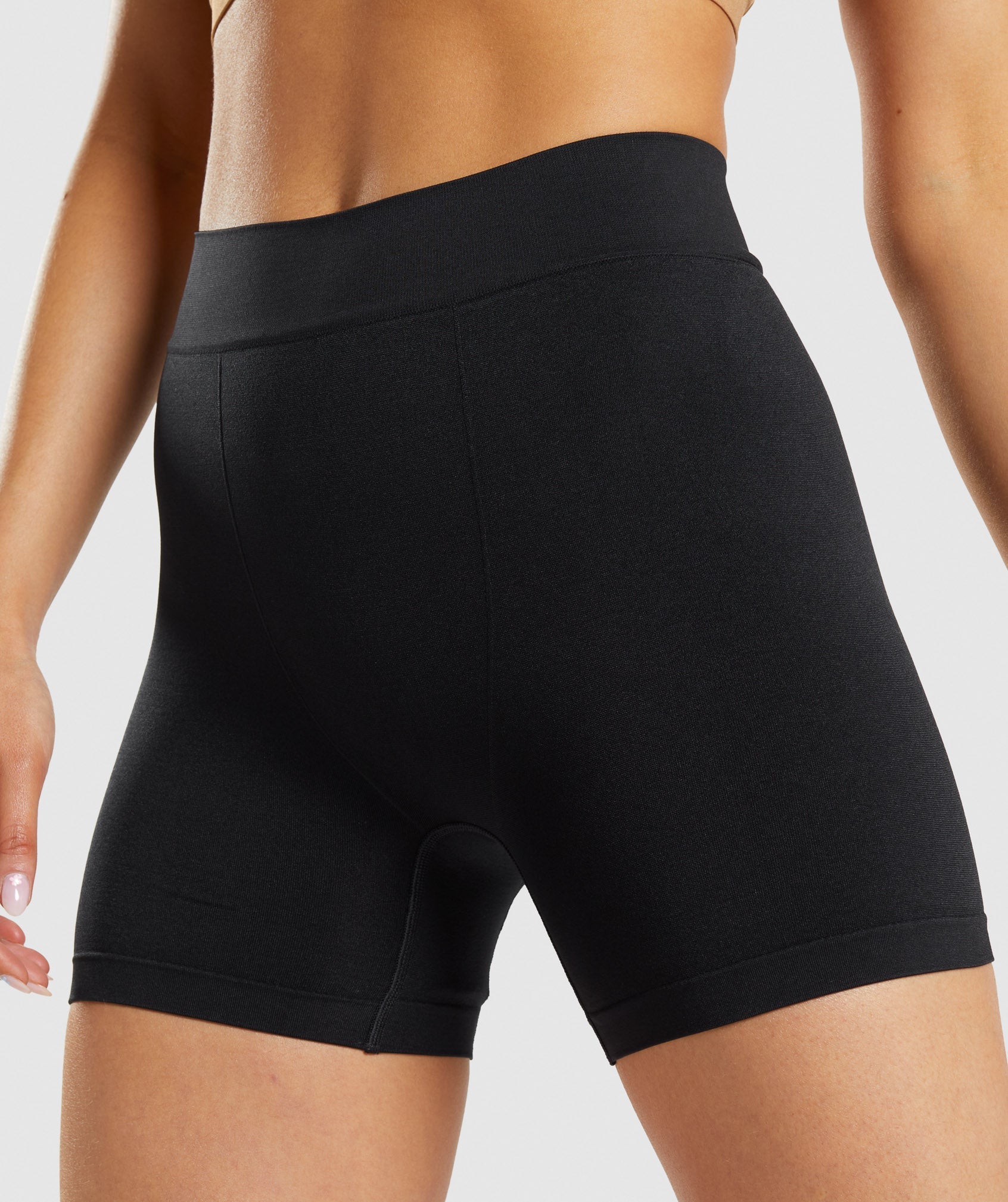 Ropa Interior Gymshark Seamless Boxers Mujer Negras | 8061349-VU