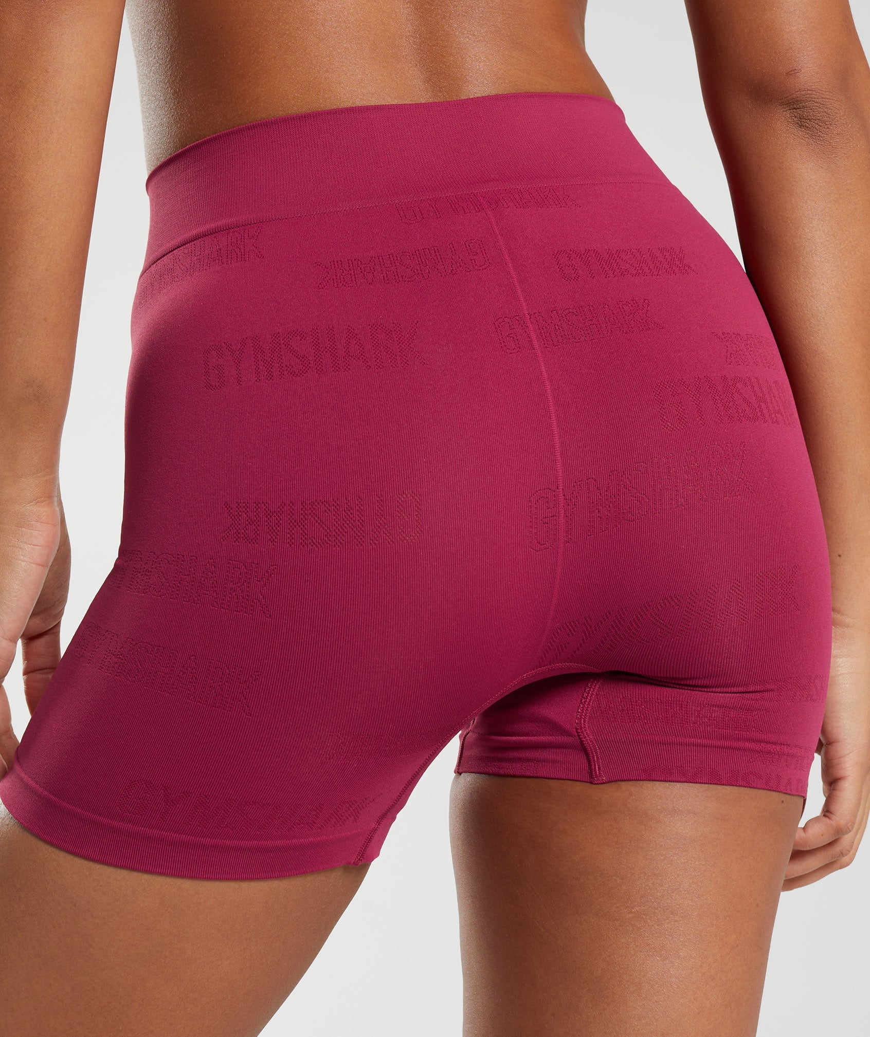 Ropa Interior Gymshark Seamless Jacquard Boxers Mujer Rosas | 3174089-XL