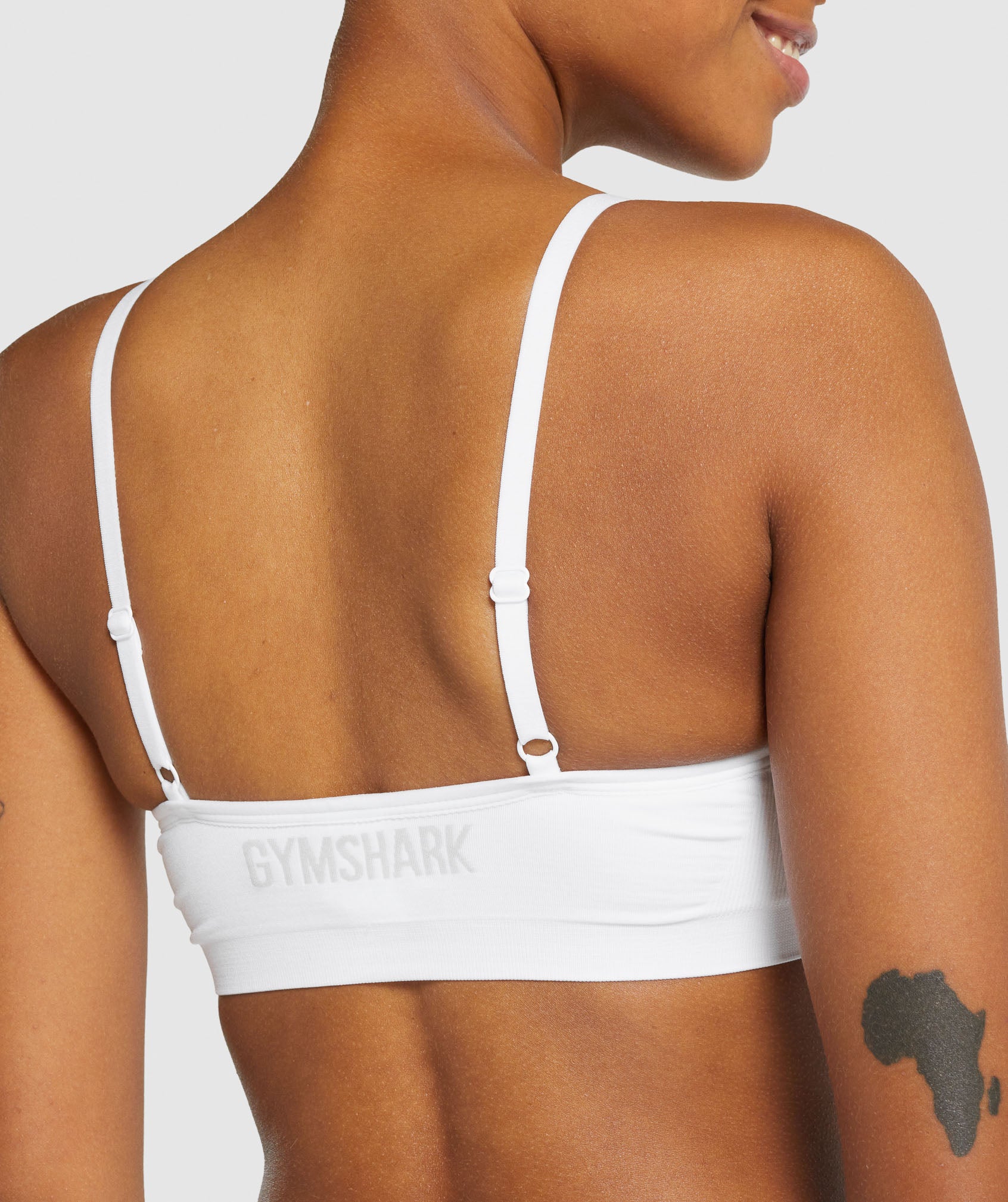 Ropa Interior Gymshark Seamless Scoop Neck Mujer Blancas | 1694730-UA