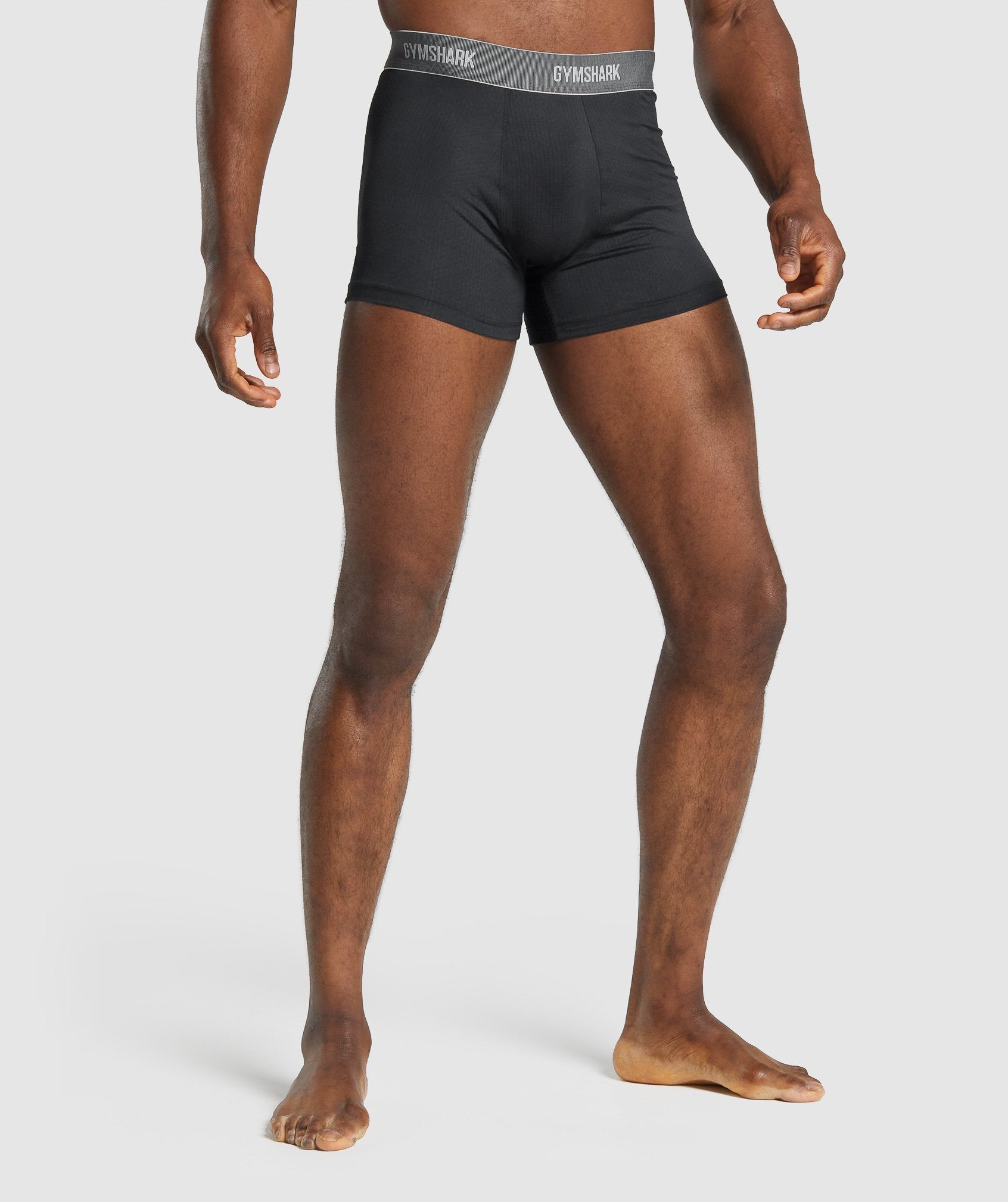 Ropa Interior Gymshark Sports Tech Boxers 2Pk Hombre Negras | 9134706-AX