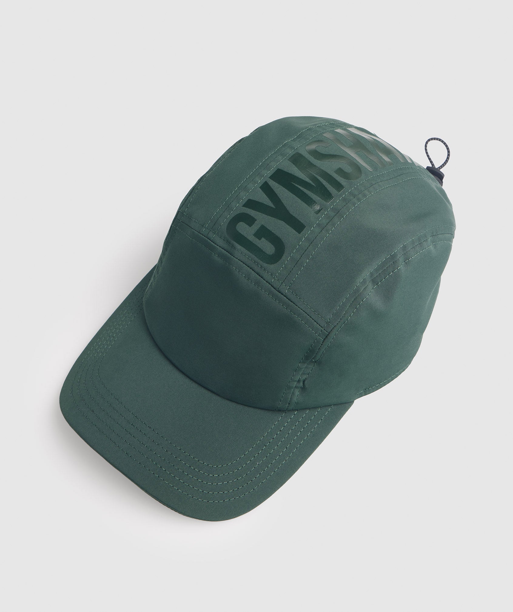 Sombreros Gymshark Logo 5 Panel Hombre Obsidian Verde | 3854162-GE