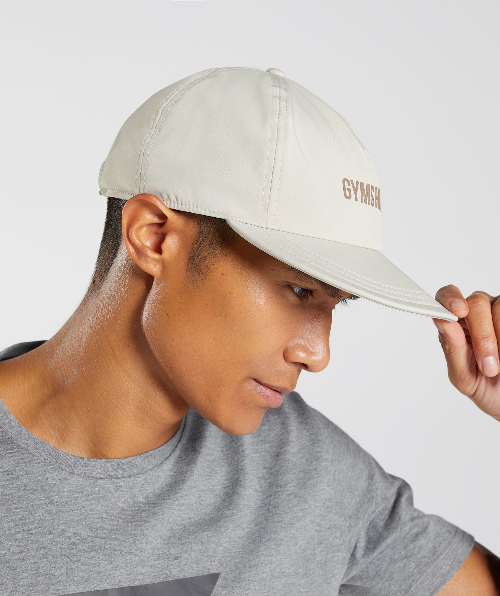 Sombreros Gymshark Planos Peak Hombre Gris | 5486073-ZU