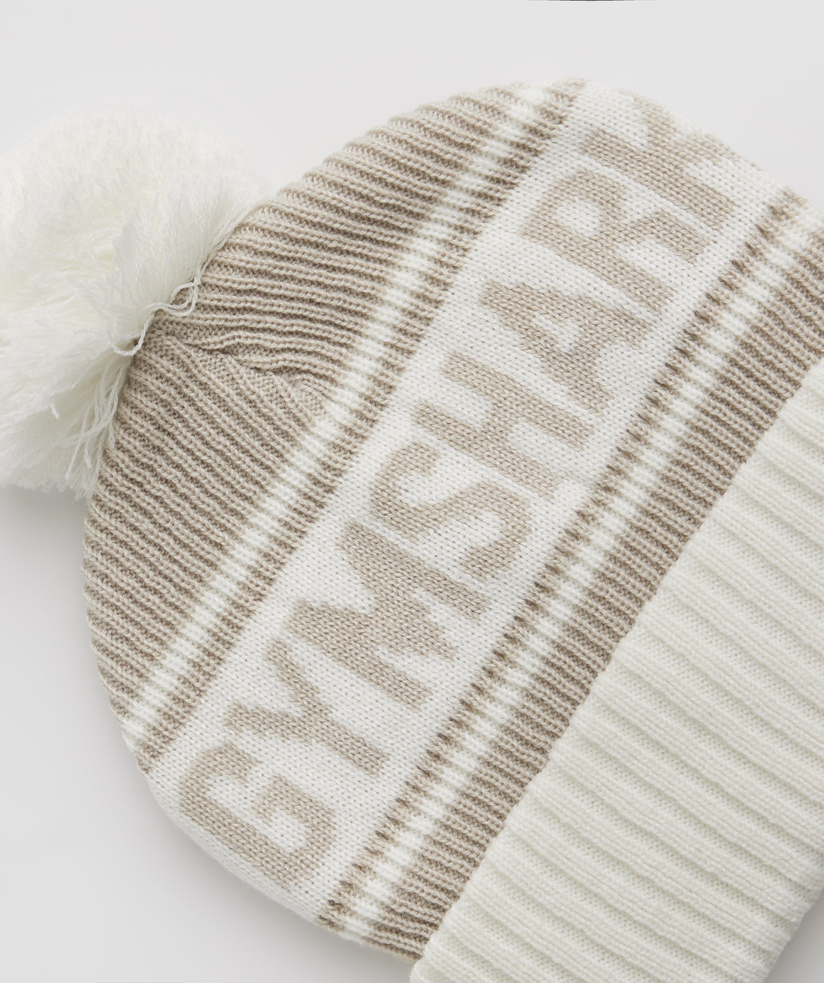 Sombreros Gymshark Pom Beanie Hombre Gris Blancas | 4165702-LD