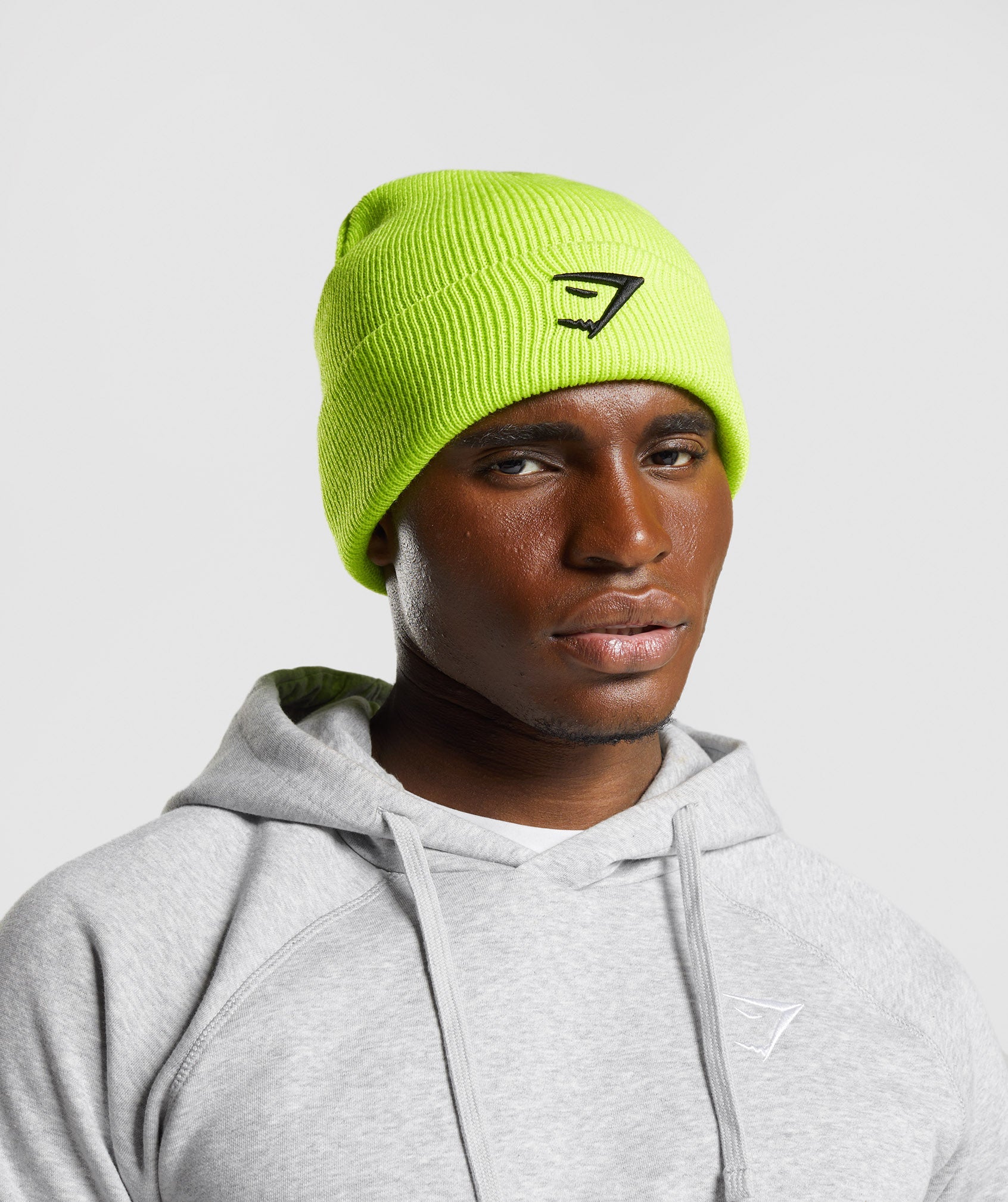 Sombreros Gymshark Sharkhead Beanie Hombre Verde | 2385096-XH