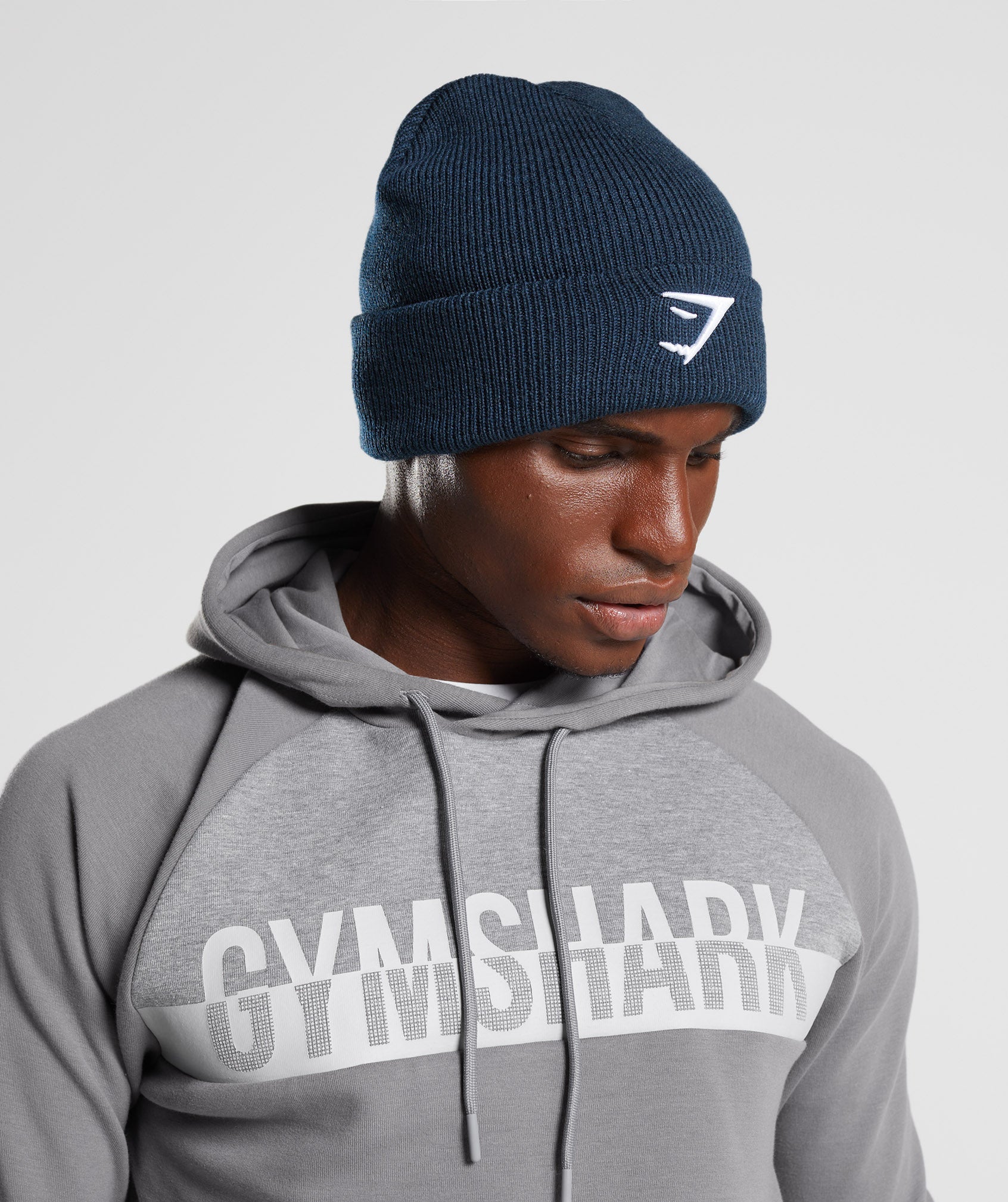 Sombreros Gymshark Sharkhead Beanie Hombre Azul Marino | 2543019-YN