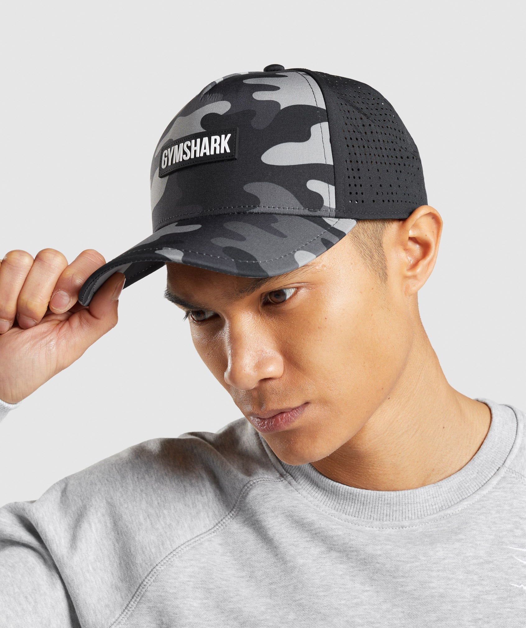 Sombreros Gymshark Trucker Hombre Gris | 1487053-ZQ