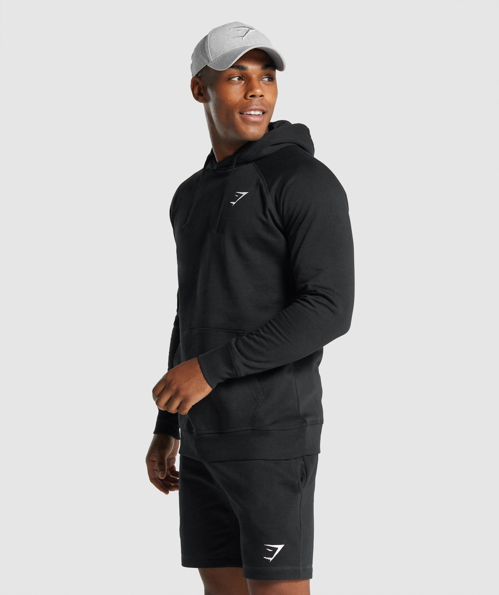 Sudadera Con Capucha Gymshark Crest Hombre Negras | 4071639-IX