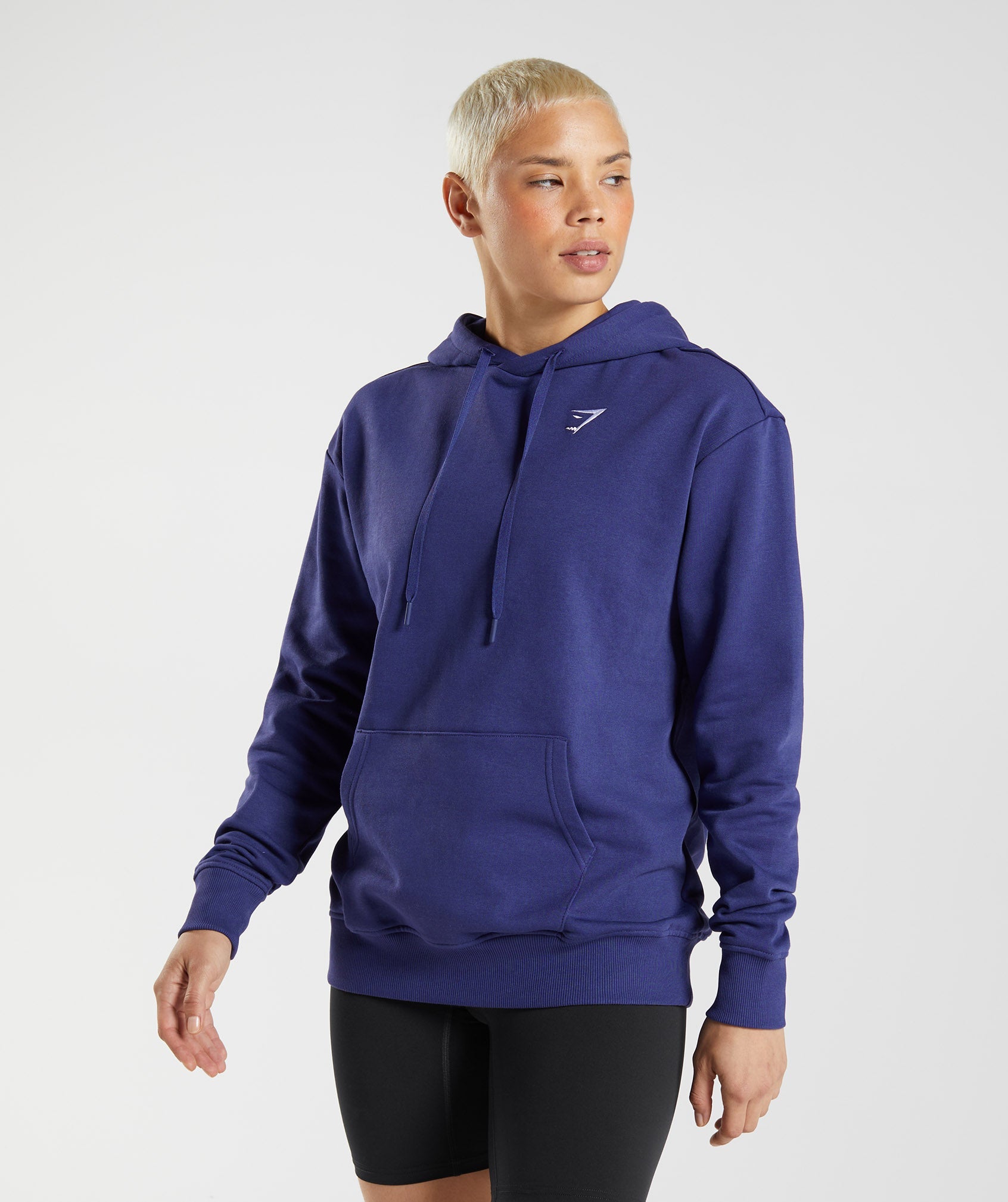 Sudadera Con Capucha Gymshark Entrenamiento Boyfriend Mujer Moradas | 0268574-CR