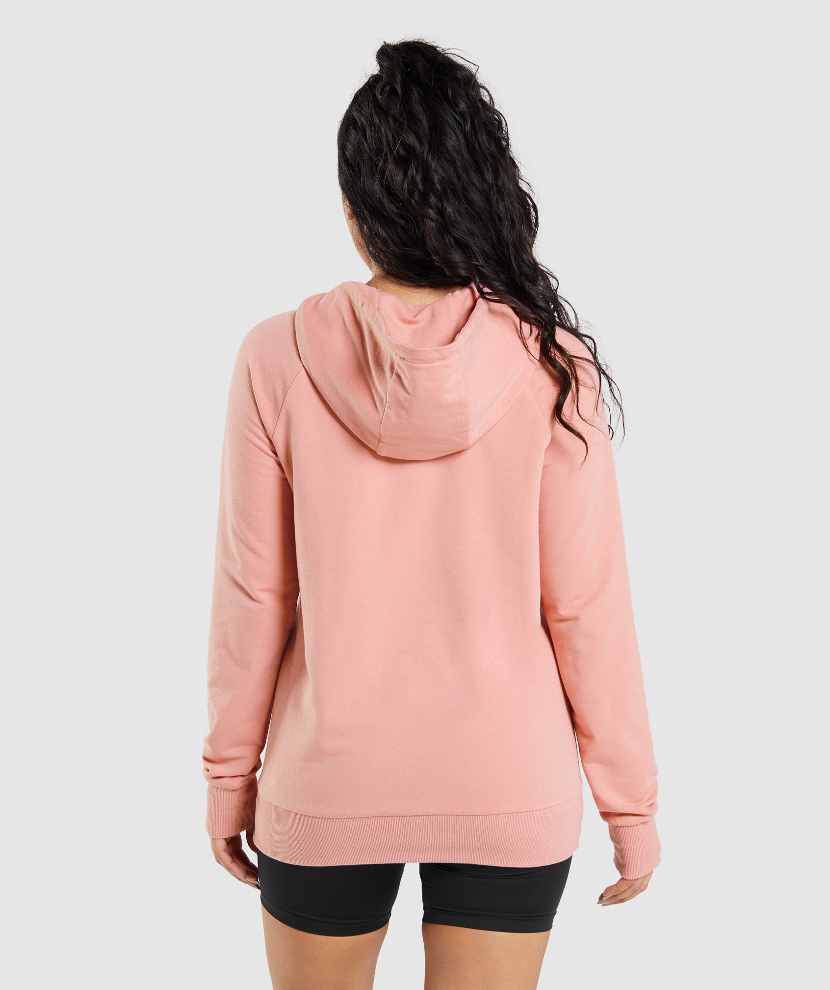 Sudadera Con Capucha Gymshark Entrenamiento Mujer Rosas | 0598437-HT