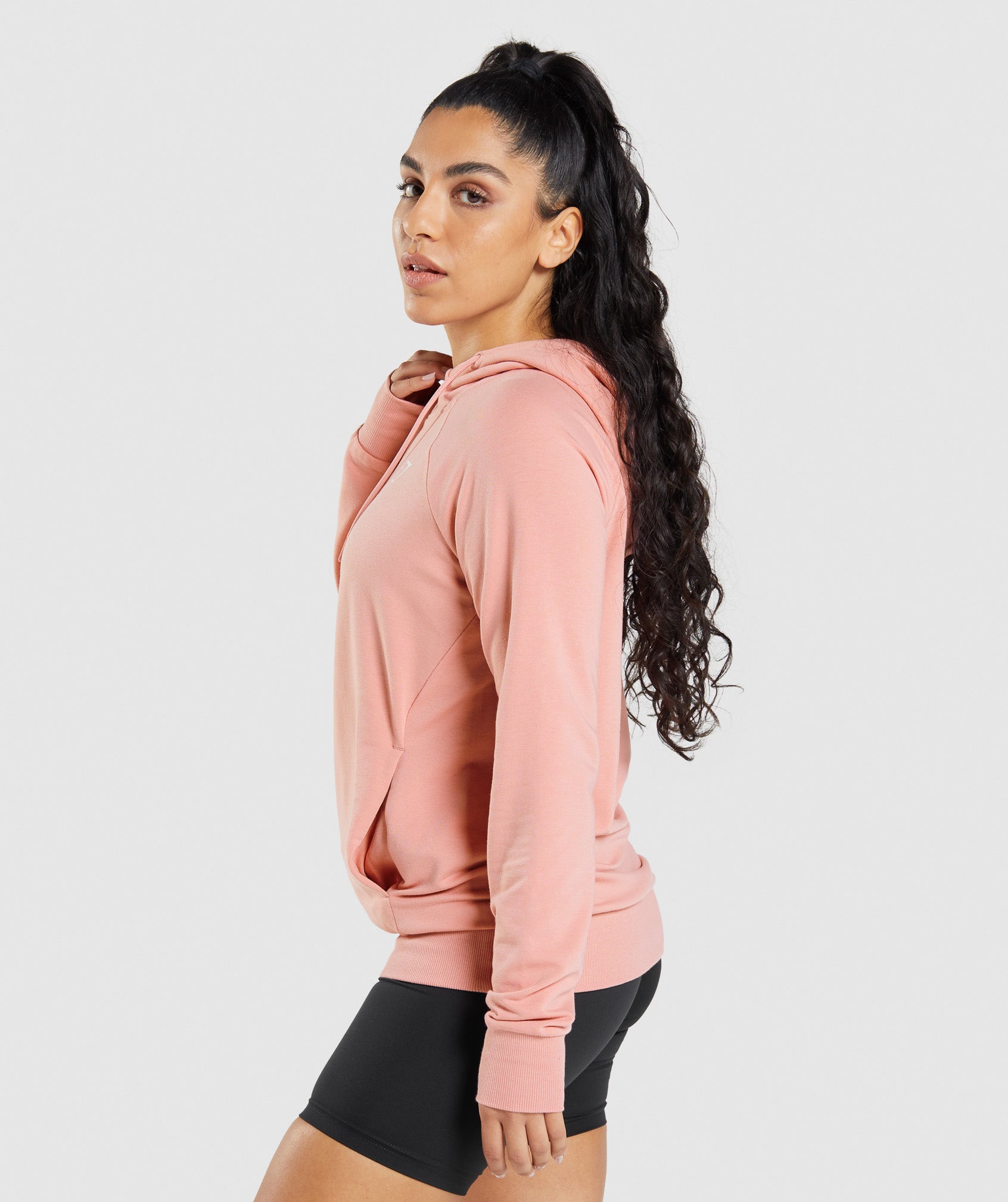 Sudadera Con Capucha Gymshark Entrenamiento Mujer Rosas | 0598437-HT