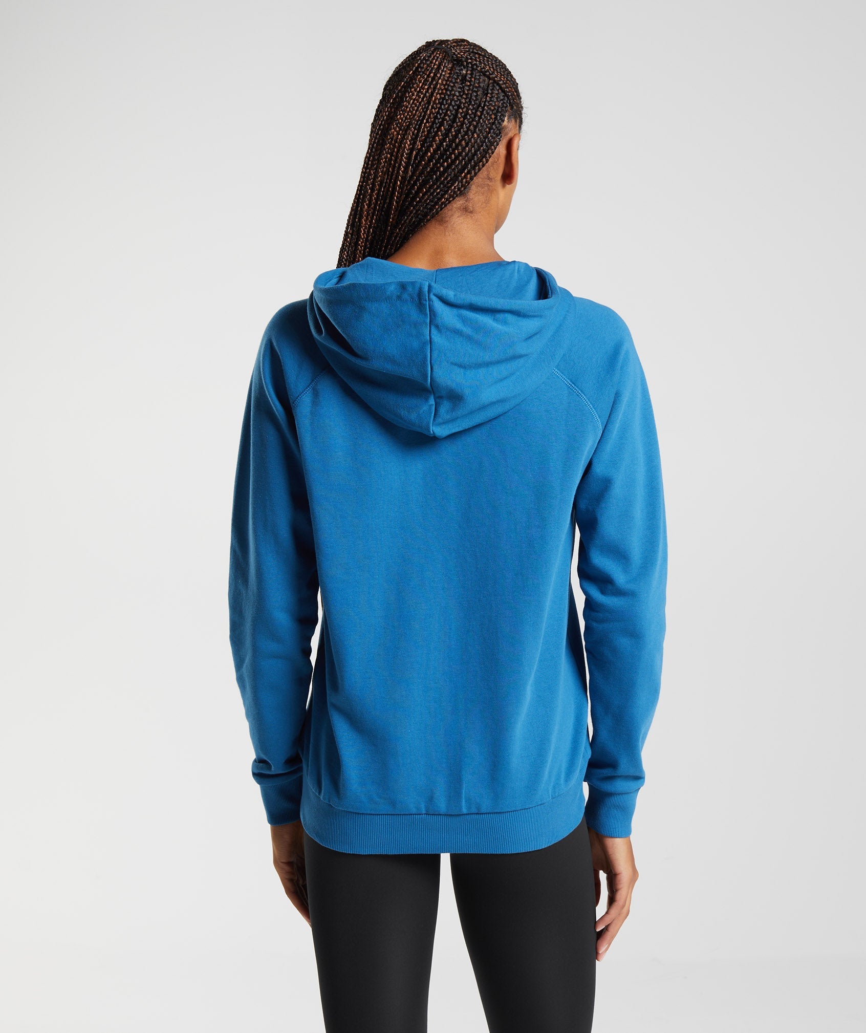 Sudadera Con Capucha Gymshark Entrenamiento Zip Mujer Azules | 5093247-UN