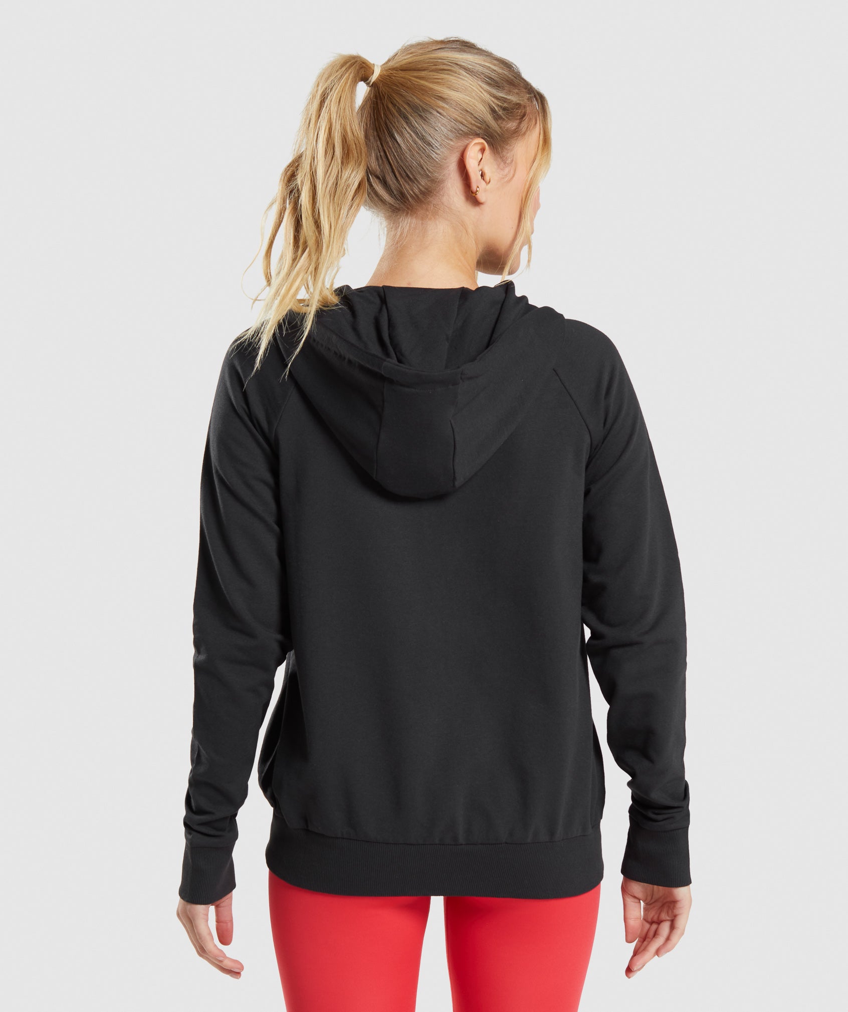 Sudadera Con Capucha Gymshark Entrenamiento Zip Mujer Negras | 6012879-VR