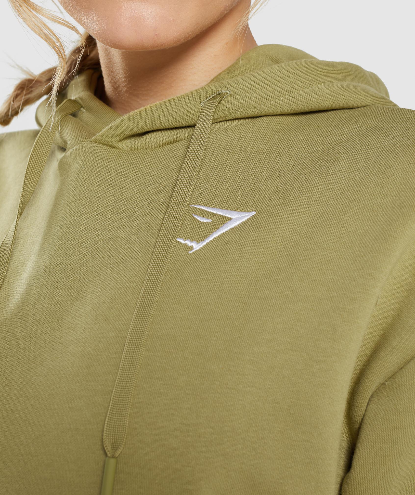 Sudadera Con Capucha Gymshark Entrenamiento Oversized Mujer Verde | 6342895-TV