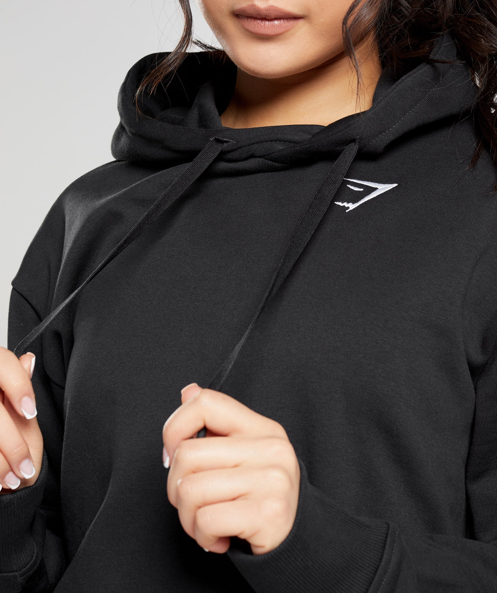 Sudadera Con Capucha Gymshark Entrenamiento Oversized Mujer Negras | 7659048-SN