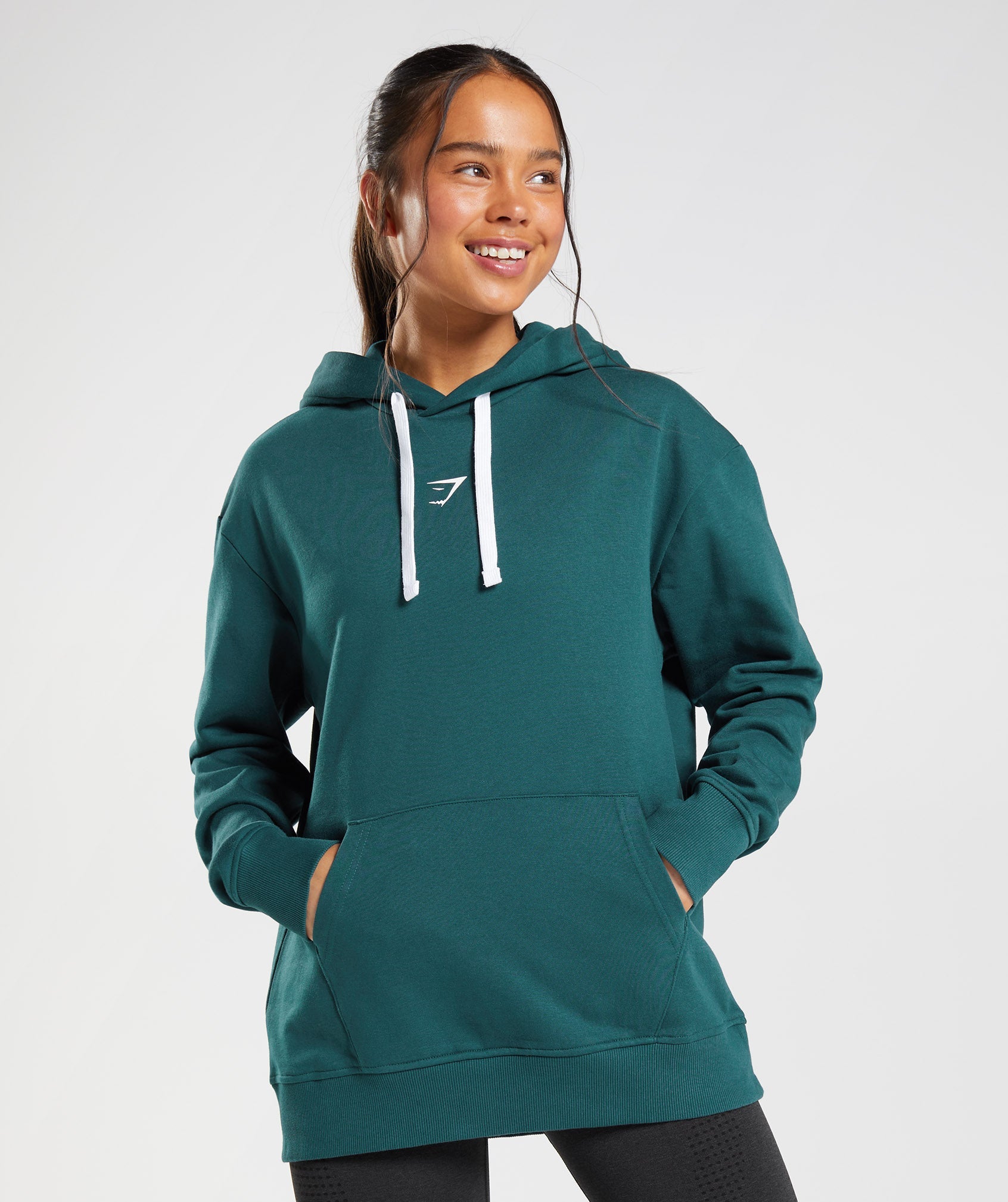 Sudadera Con Capucha Gymshark Fraction Mujer Turquesa | 6583290-MF