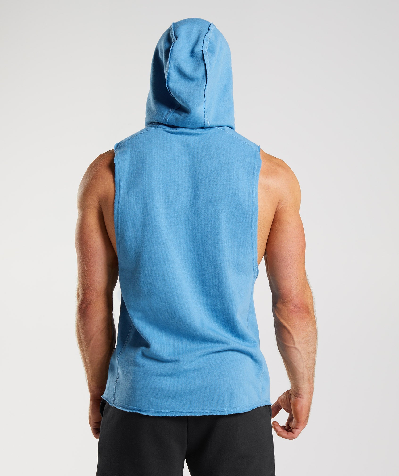 Sudadera Con Capucha Gymshark Legacy Drop Arm Hombre Azules | 8902753-DV