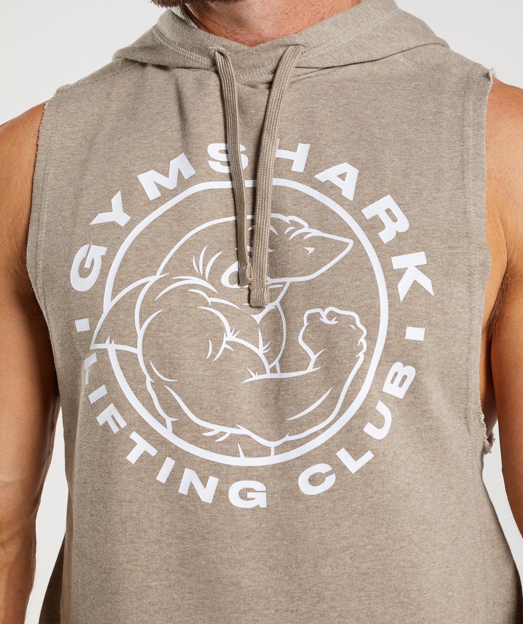 Sudadera Con Capucha Gymshark Legacy Drop Arm Hombre Gris | 9053746-OQ