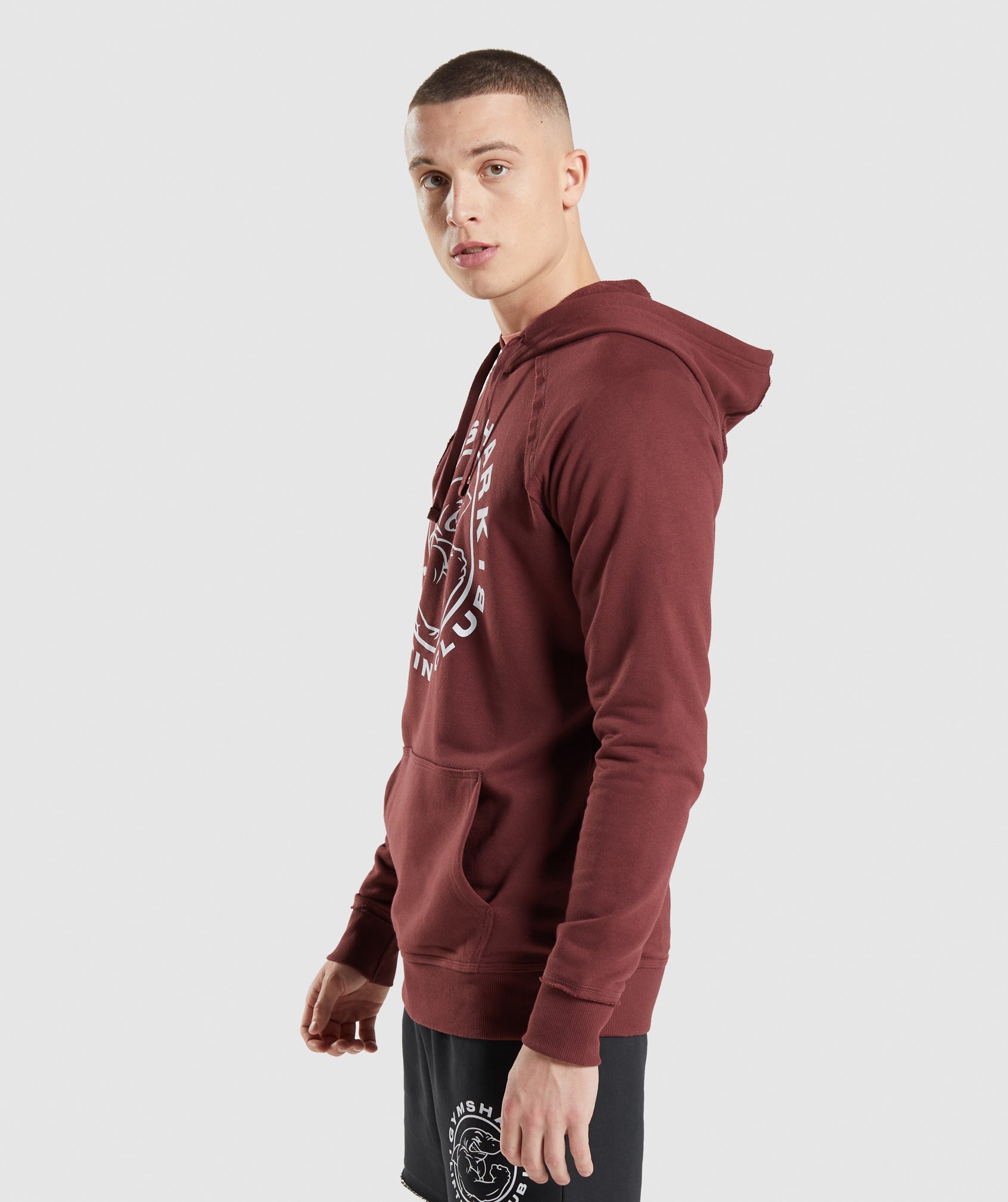 Sudadera Con Capucha Gymshark Legacy Hombre Rosas Marrones | 1429765-JL