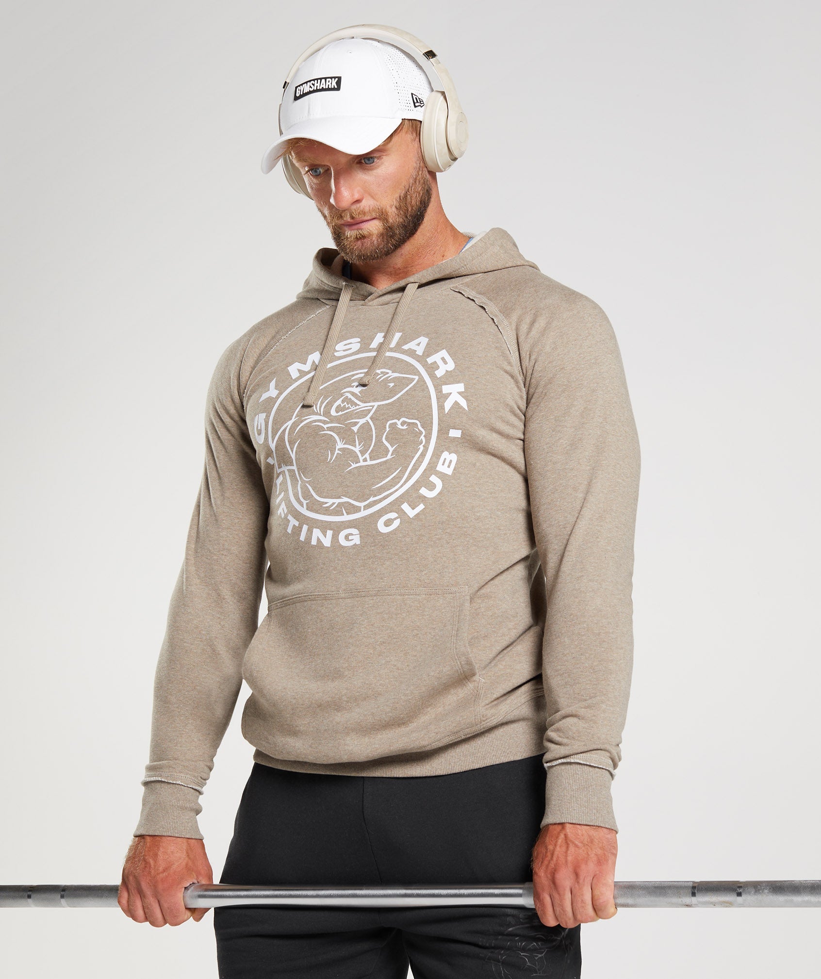 Sudadera Con Capucha Gymshark Legacy Hombre Gris | 8069475-VQ