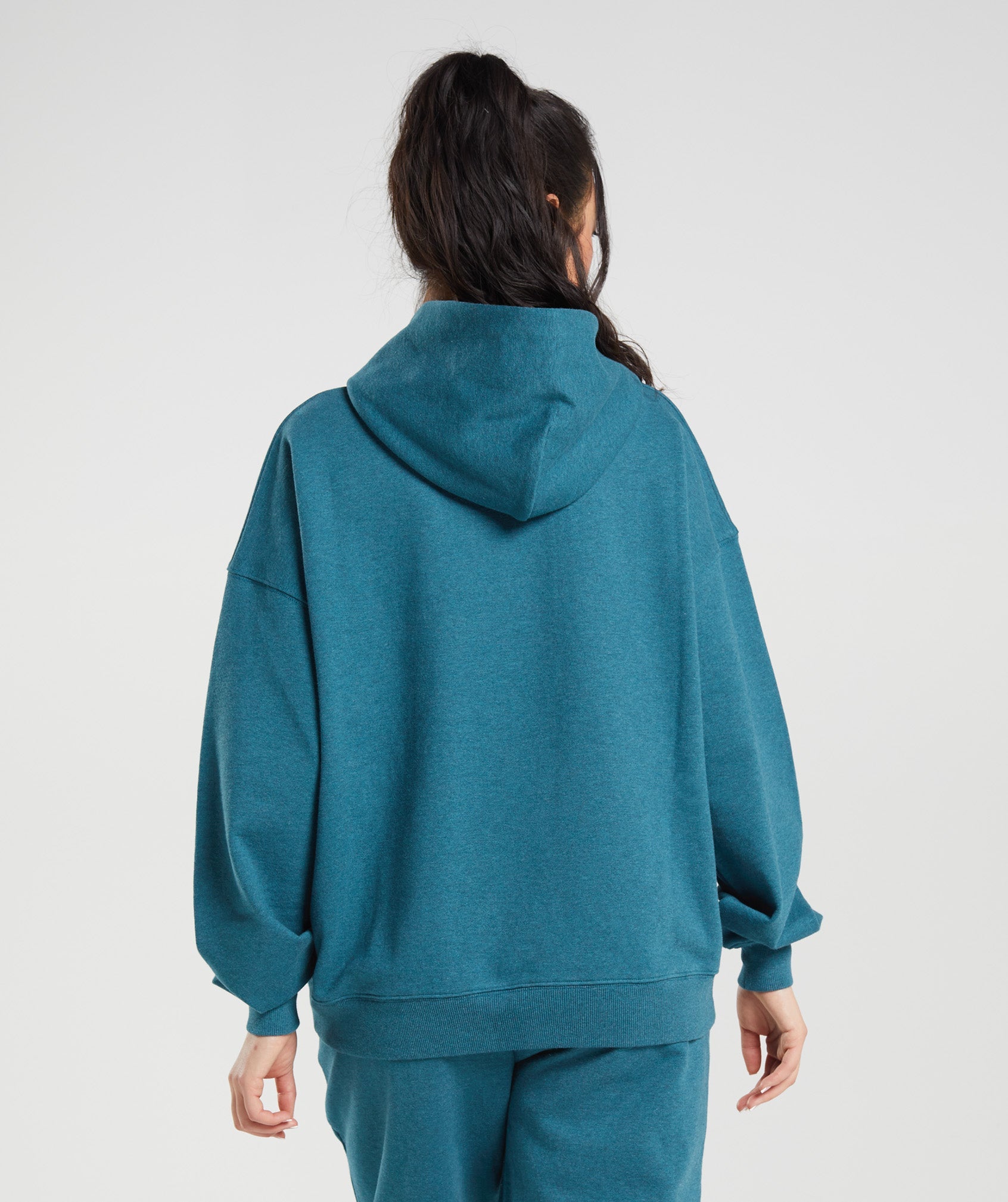 Sudadera Con Capucha Gymshark Rest Day Sweats Mujer Gris Azules | 0386471-LV