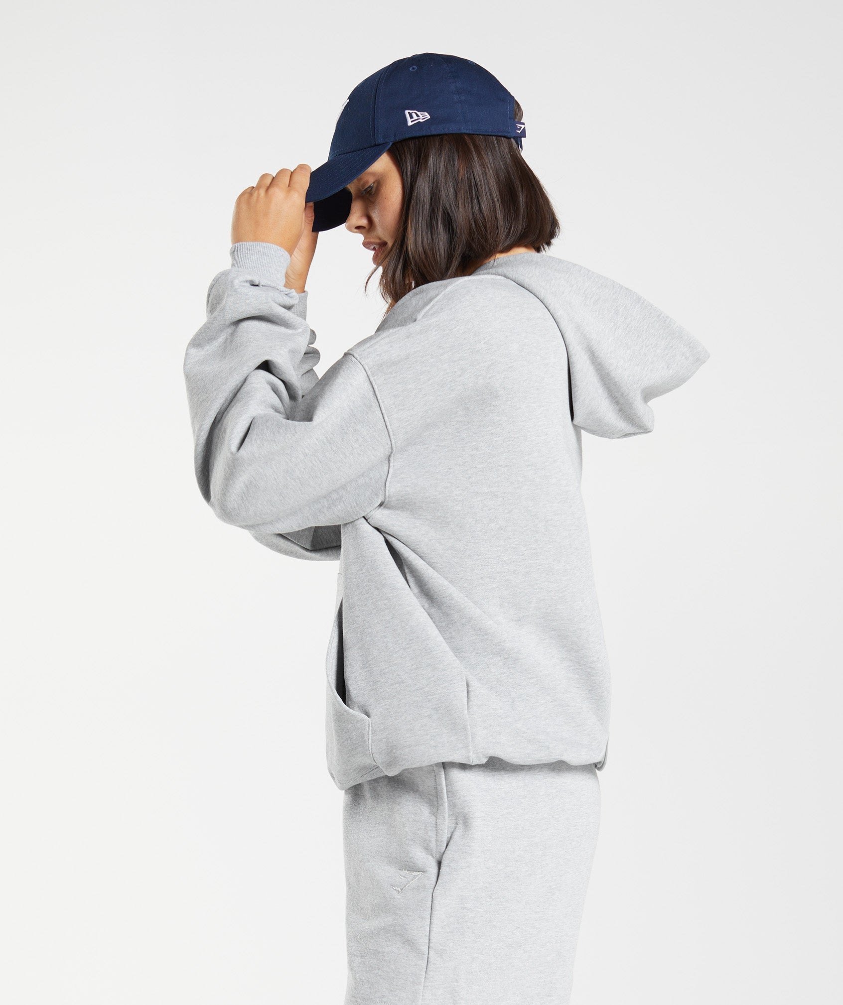 Sudadera Con Capucha Gymshark Rest Day Sweats Mujer Gris Claro | 1428567-TD