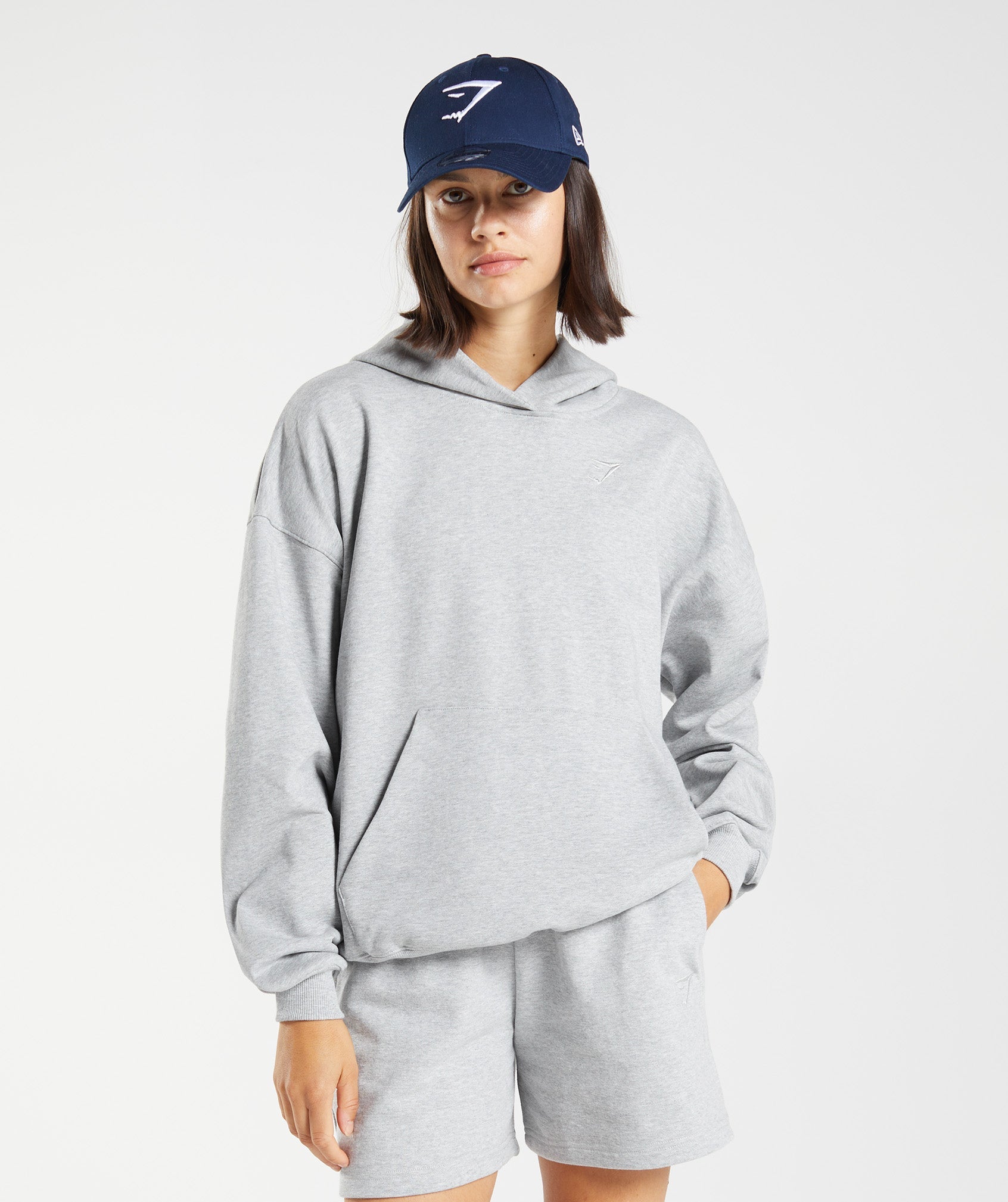 Sudadera Con Capucha Gymshark Rest Day Sweats Mujer Gris Claro | 1428567-TD