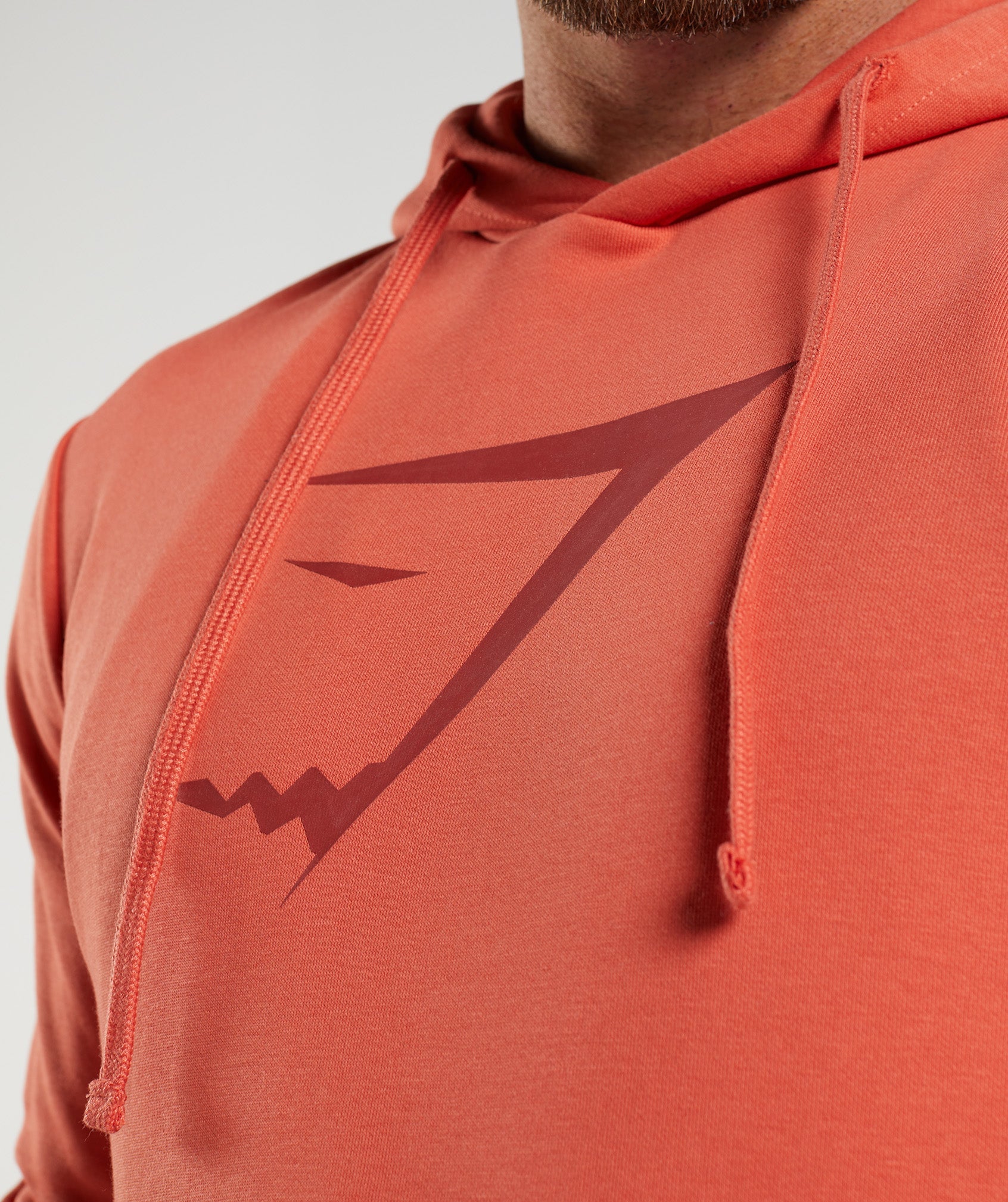 Sudadera Con Capucha Gymshark Sharkhead Infill Hombre Rojas | 1783602-MR