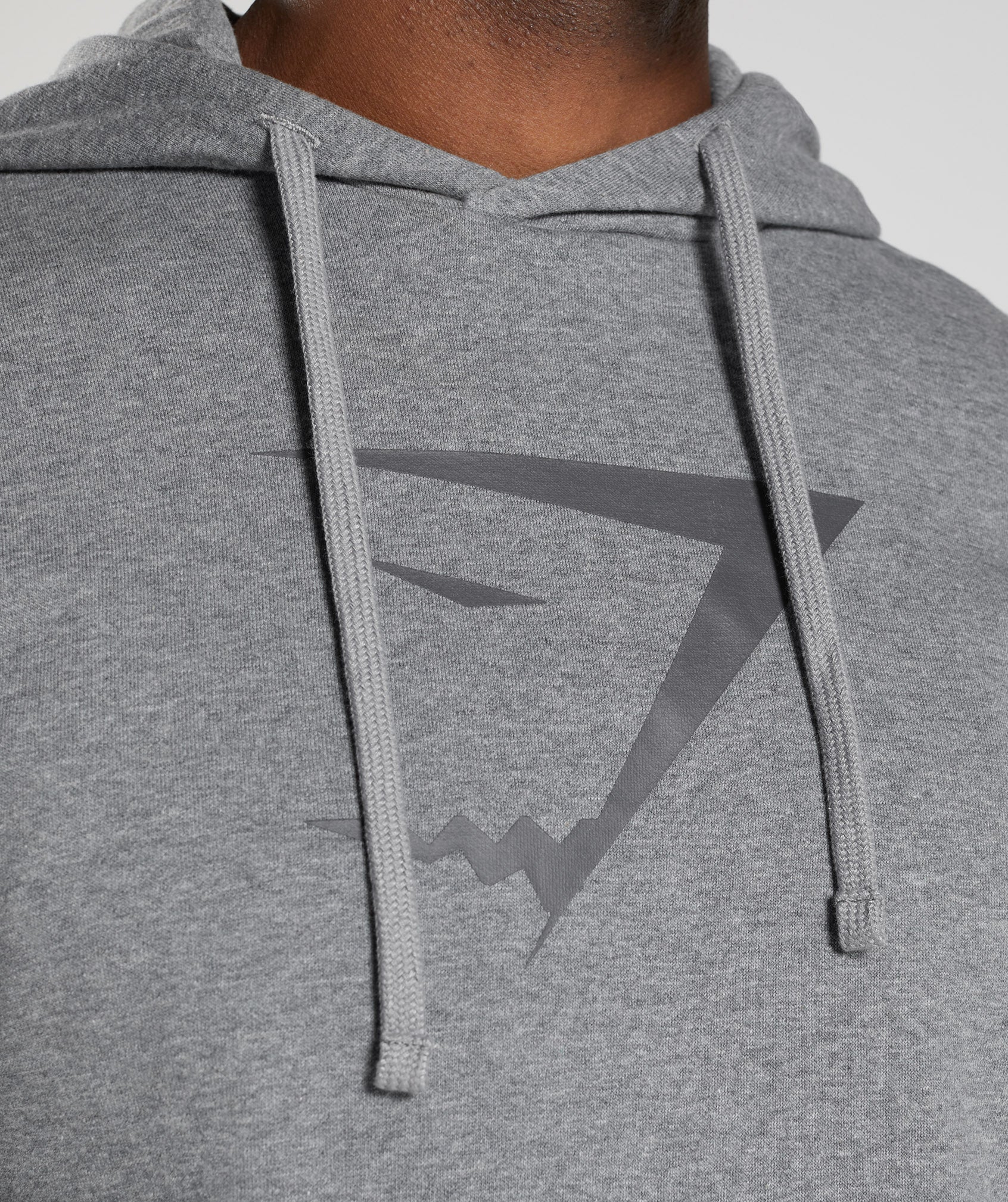 Sudadera Con Capucha Gymshark Sharkhead Infill Hombre Gris | 5690273-VF