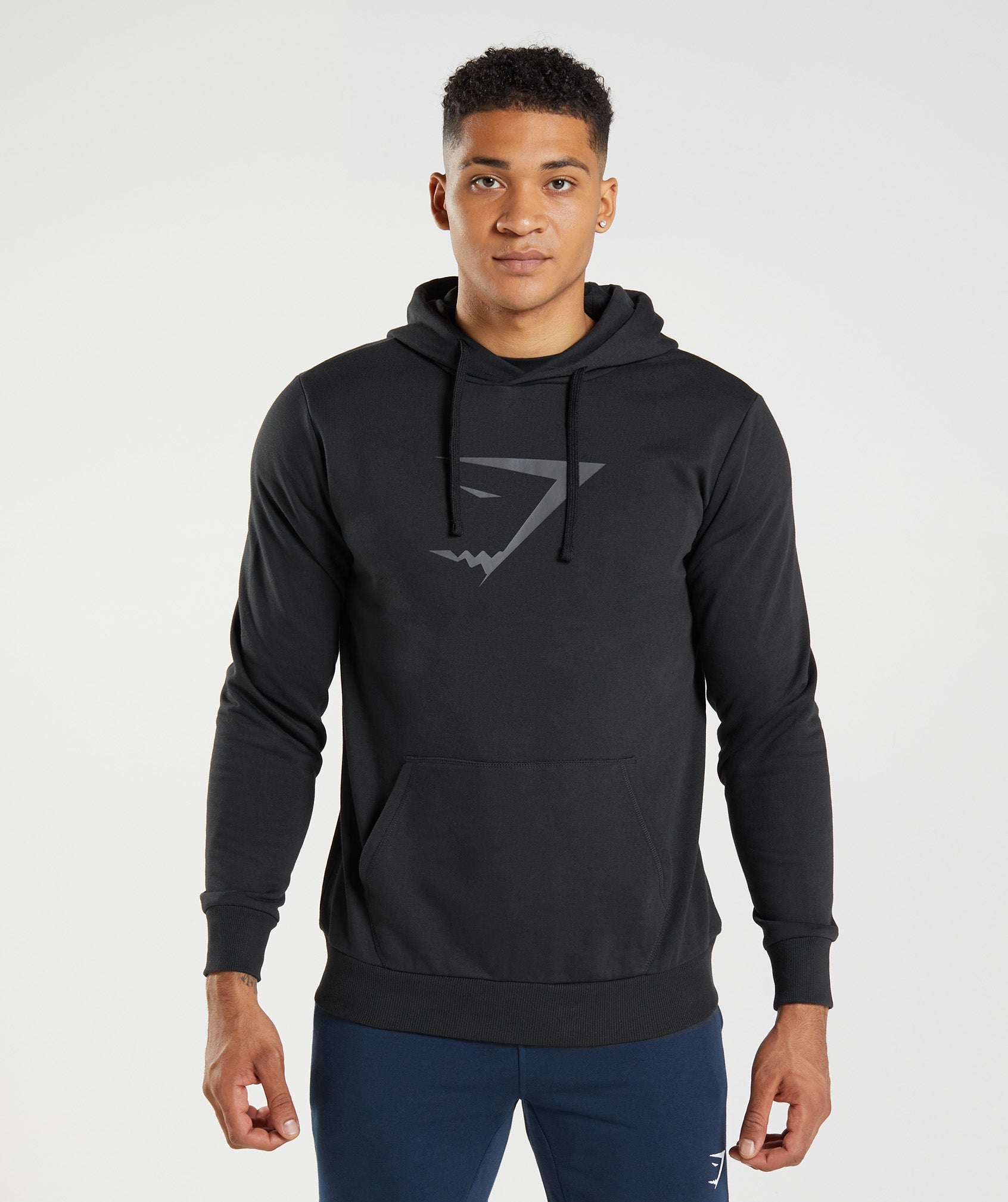 Sudadera Con Capucha Gymshark Sharkhead Infill Hombre Negras | 8136749-IH