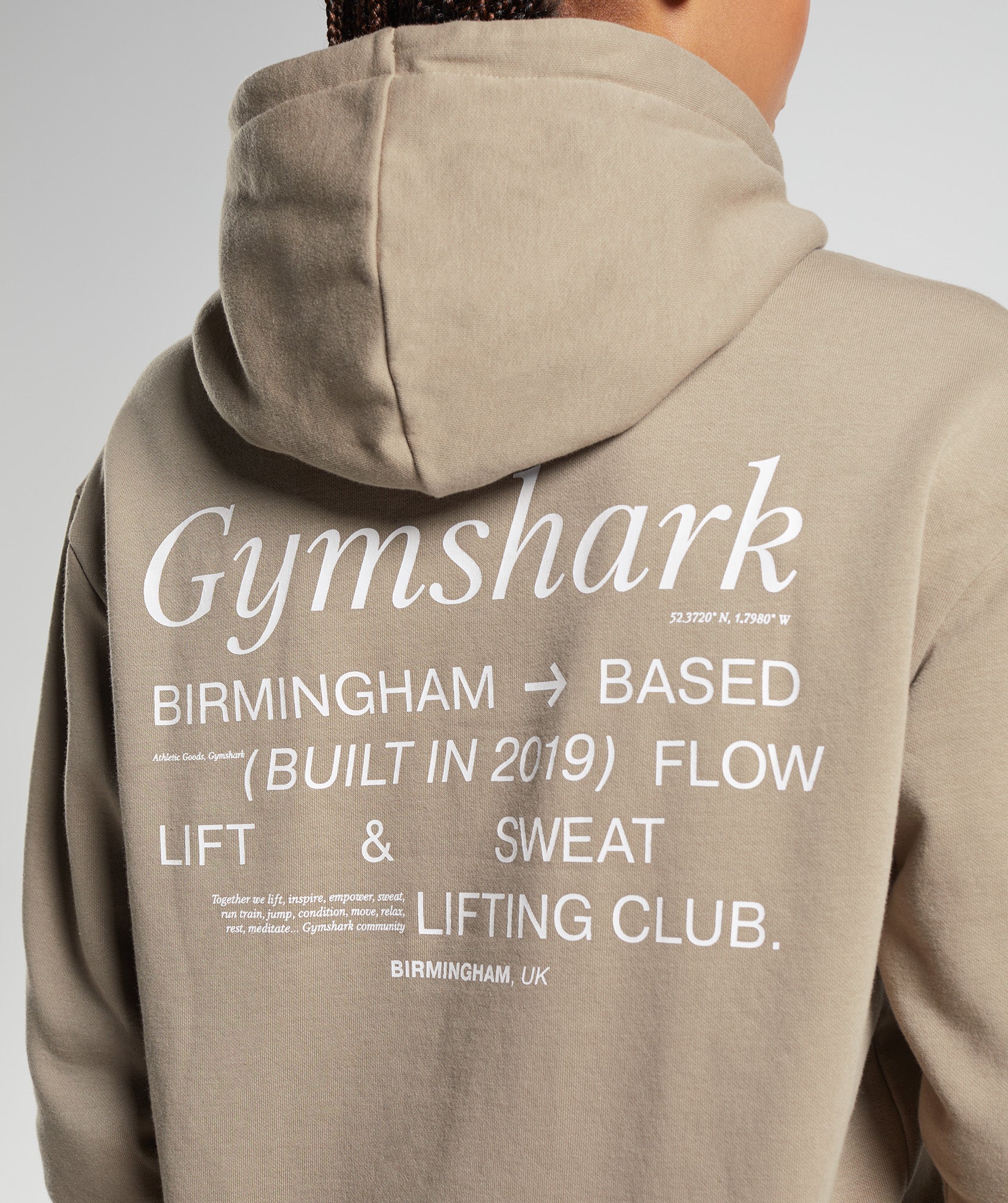 Sudadera Con Capucha Gymshark Social Club Oversized Mujer Marrones | 1387520-KB