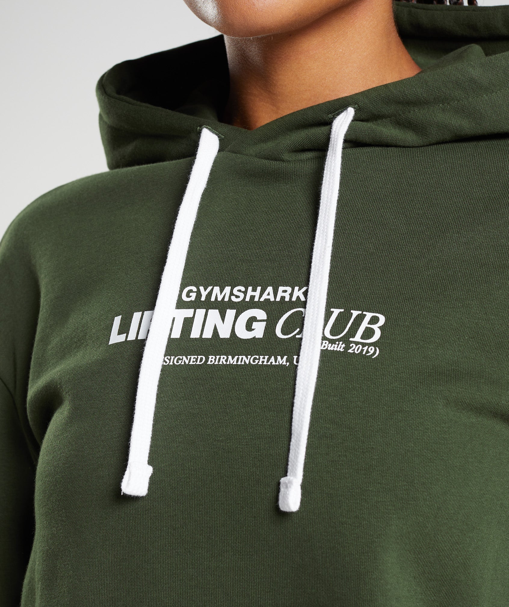 Sudadera Con Capucha Gymshark Social Club Oversized Mujer Verde Oliva | 3752809-VT